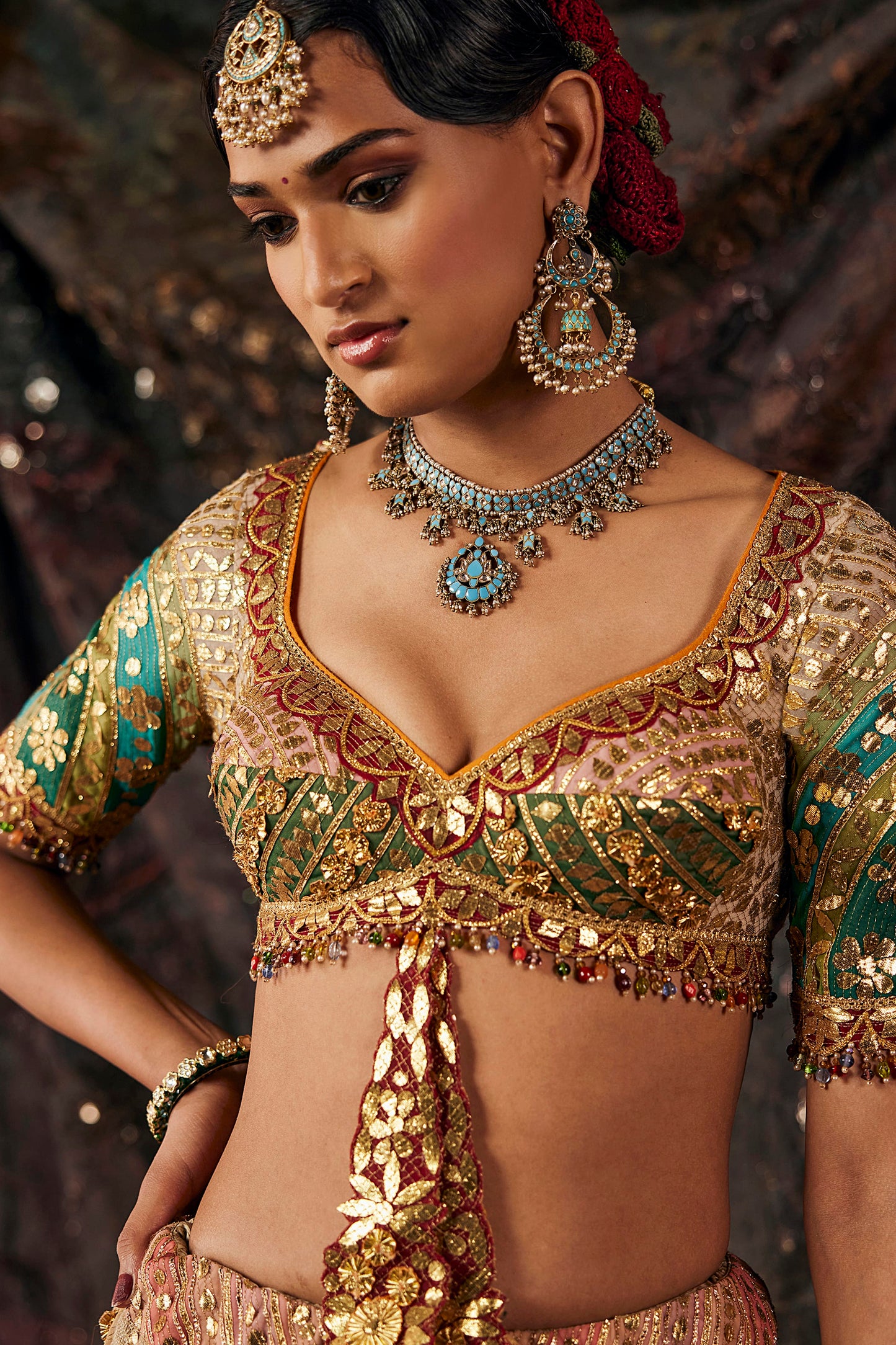 Sandstone Beige Lehenga