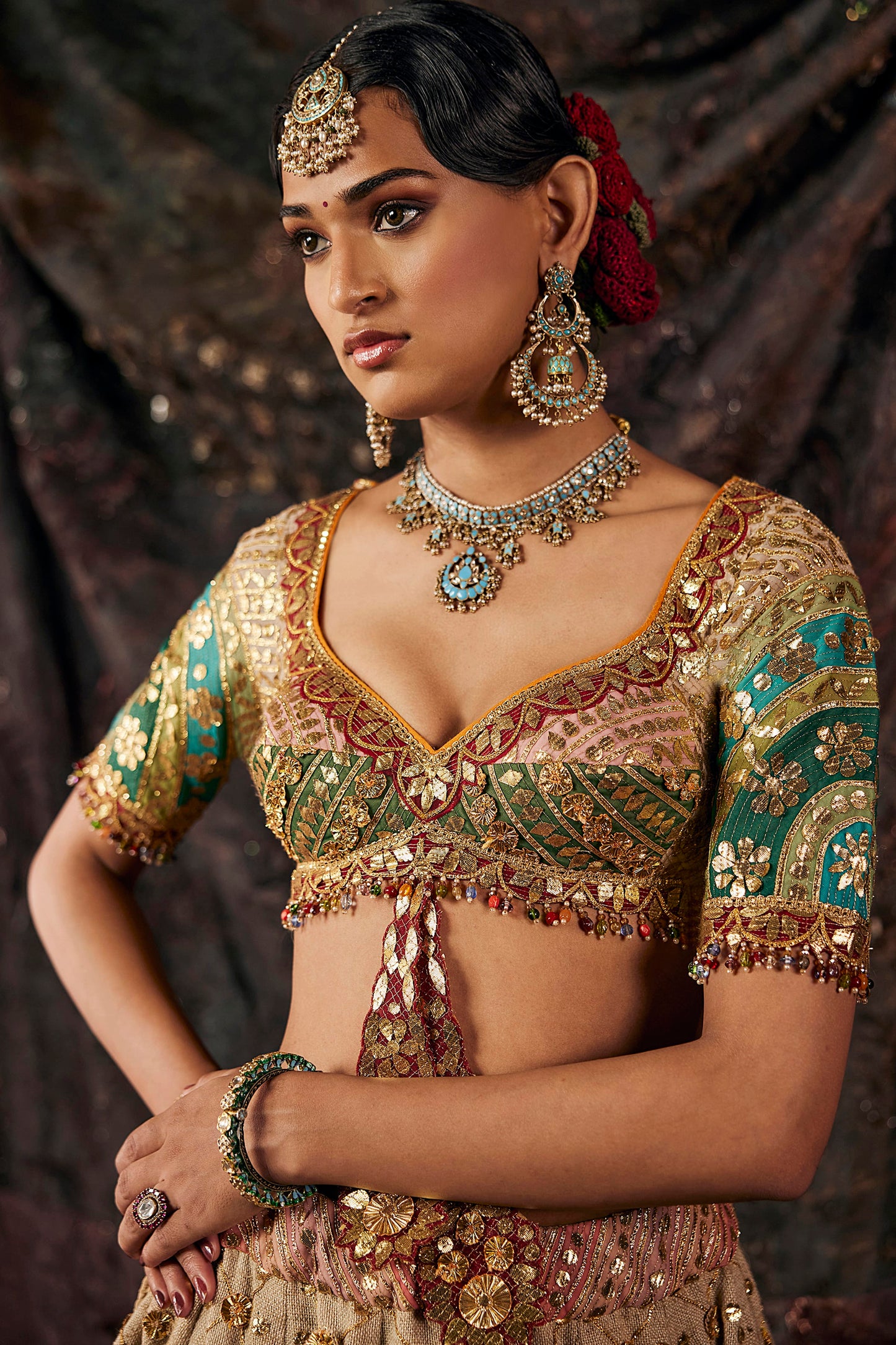 Sandstone Beige Lehenga
