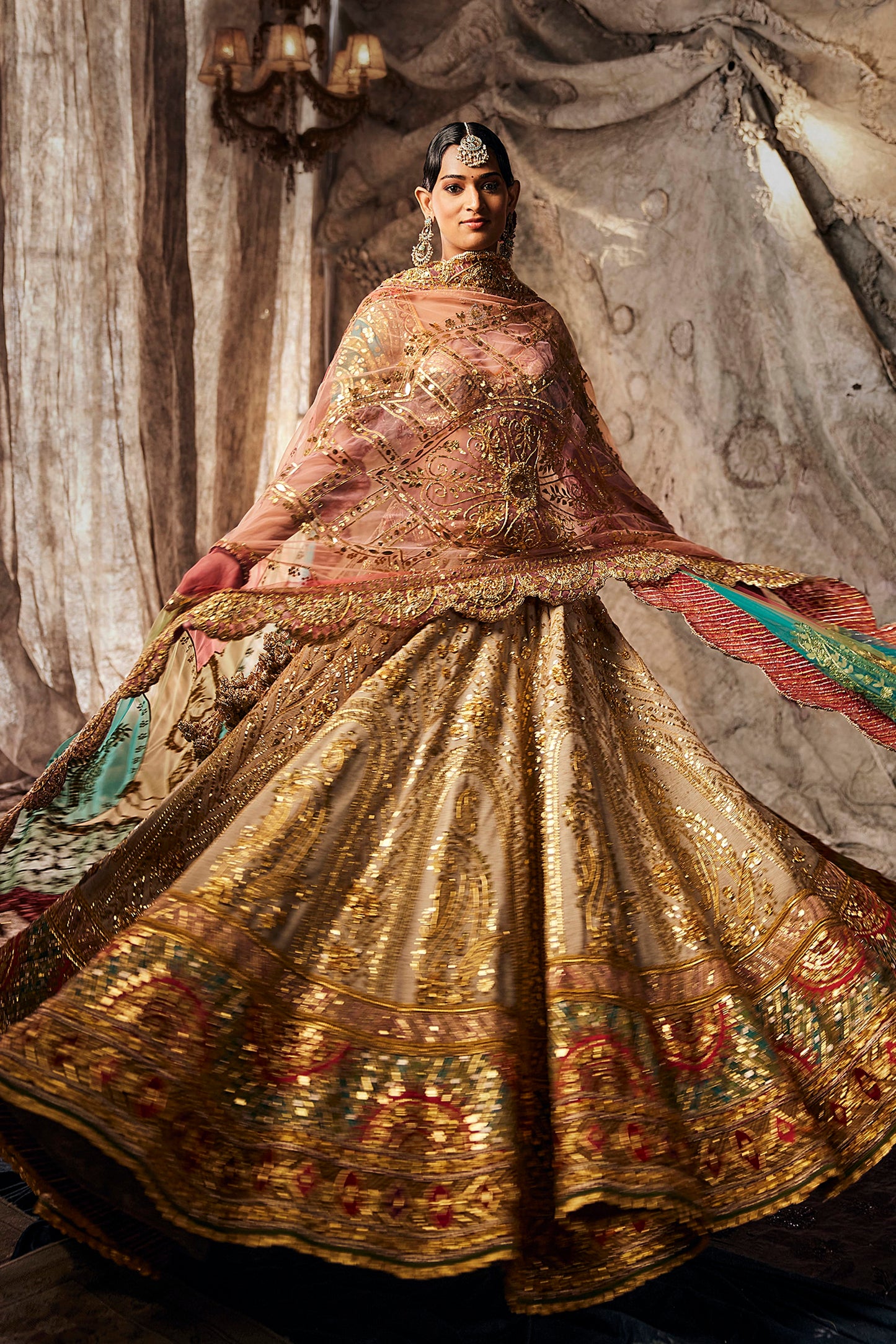 Sandstone Beige Lehenga