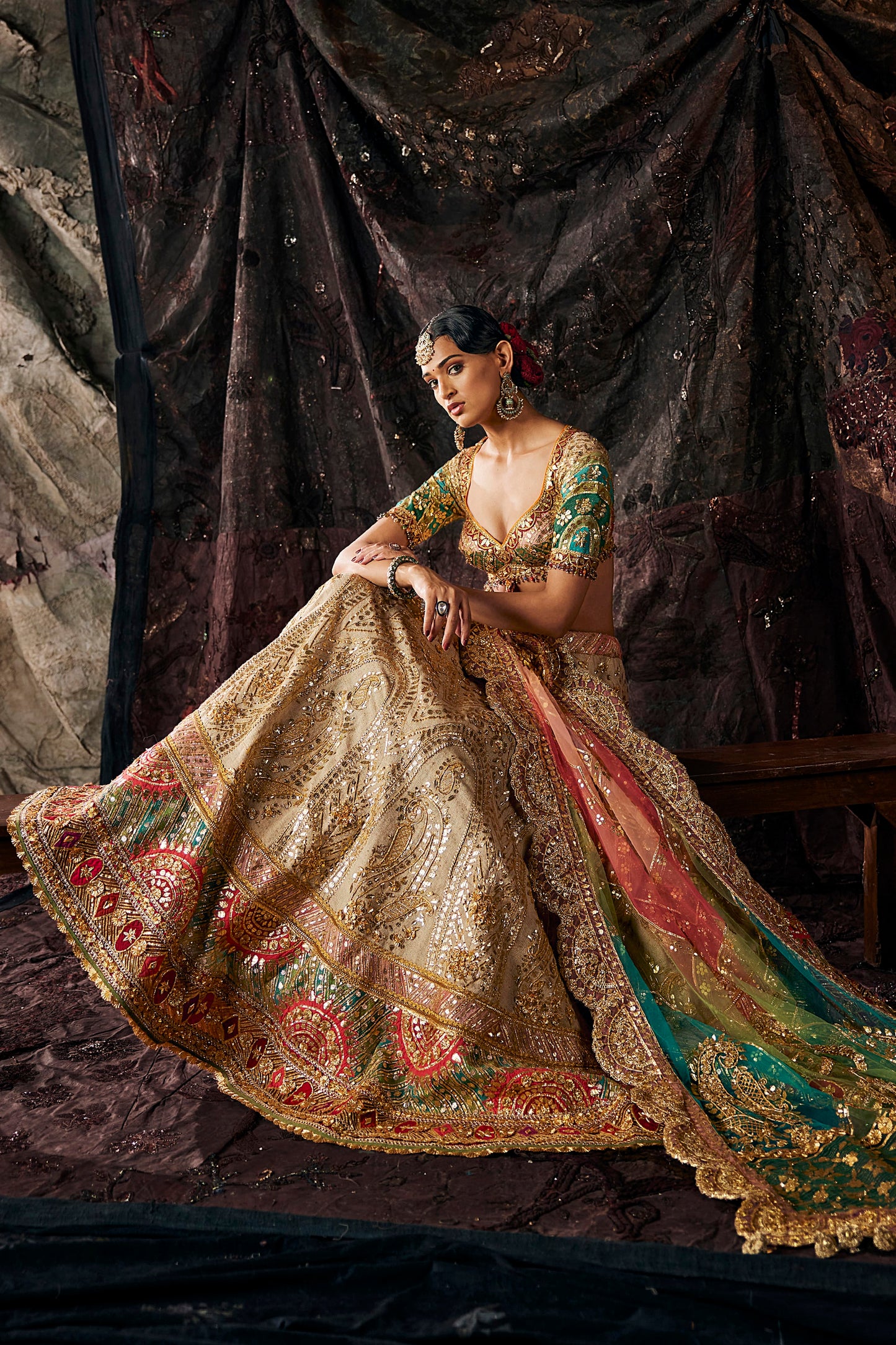 Sandstone Beige Lehenga