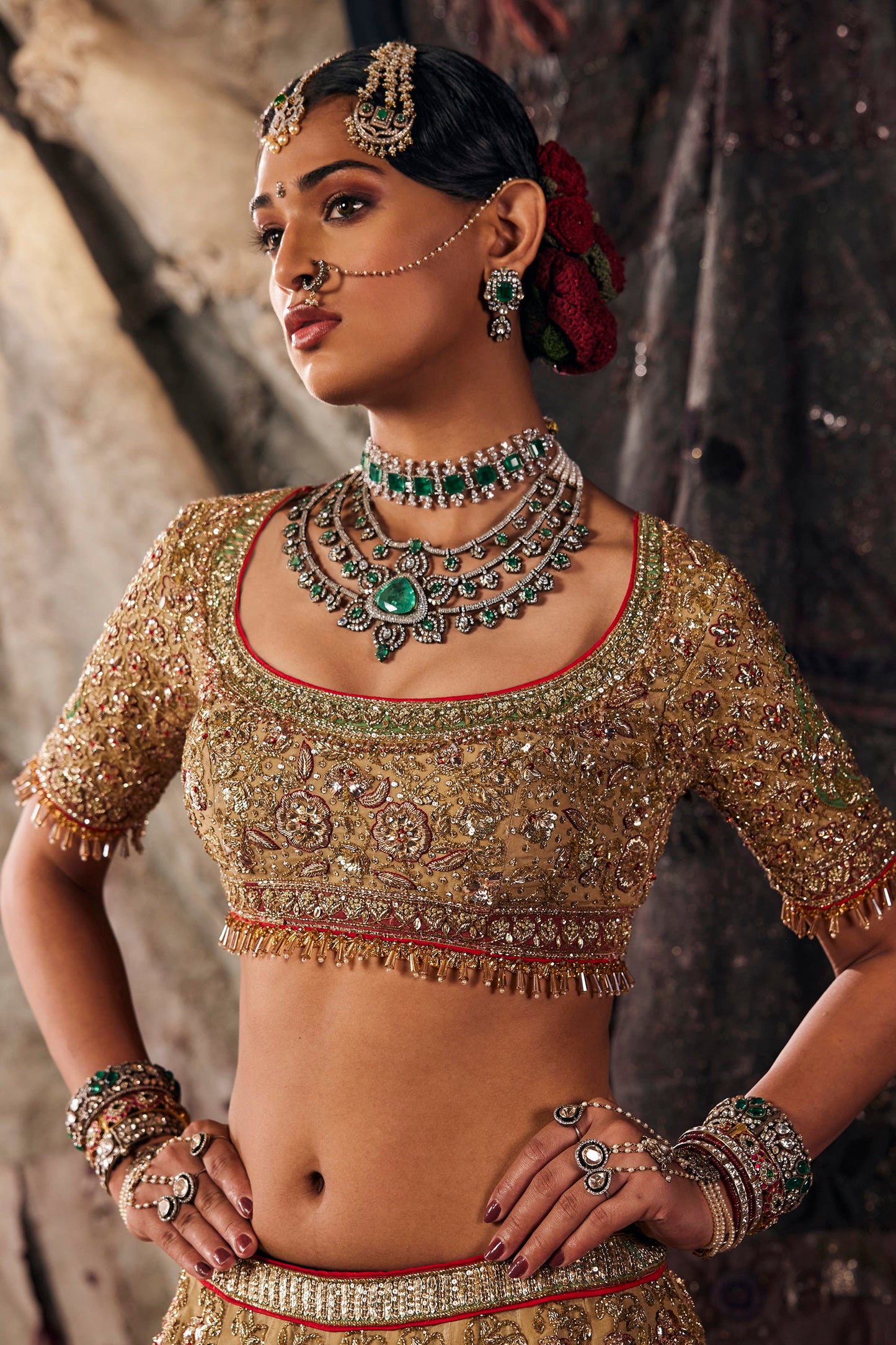 Burnished Gold Lehenga