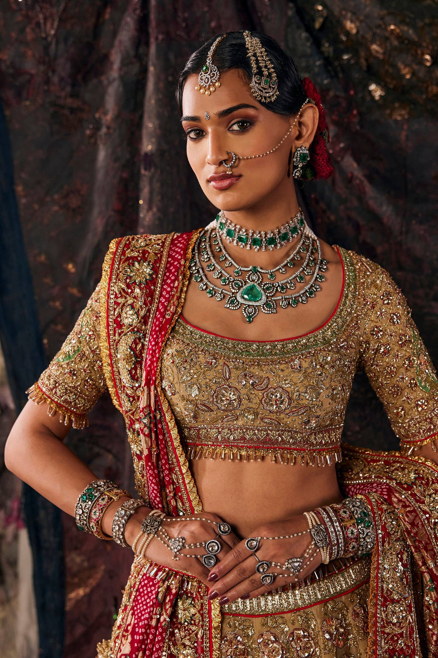 Burnished Gold Lehenga