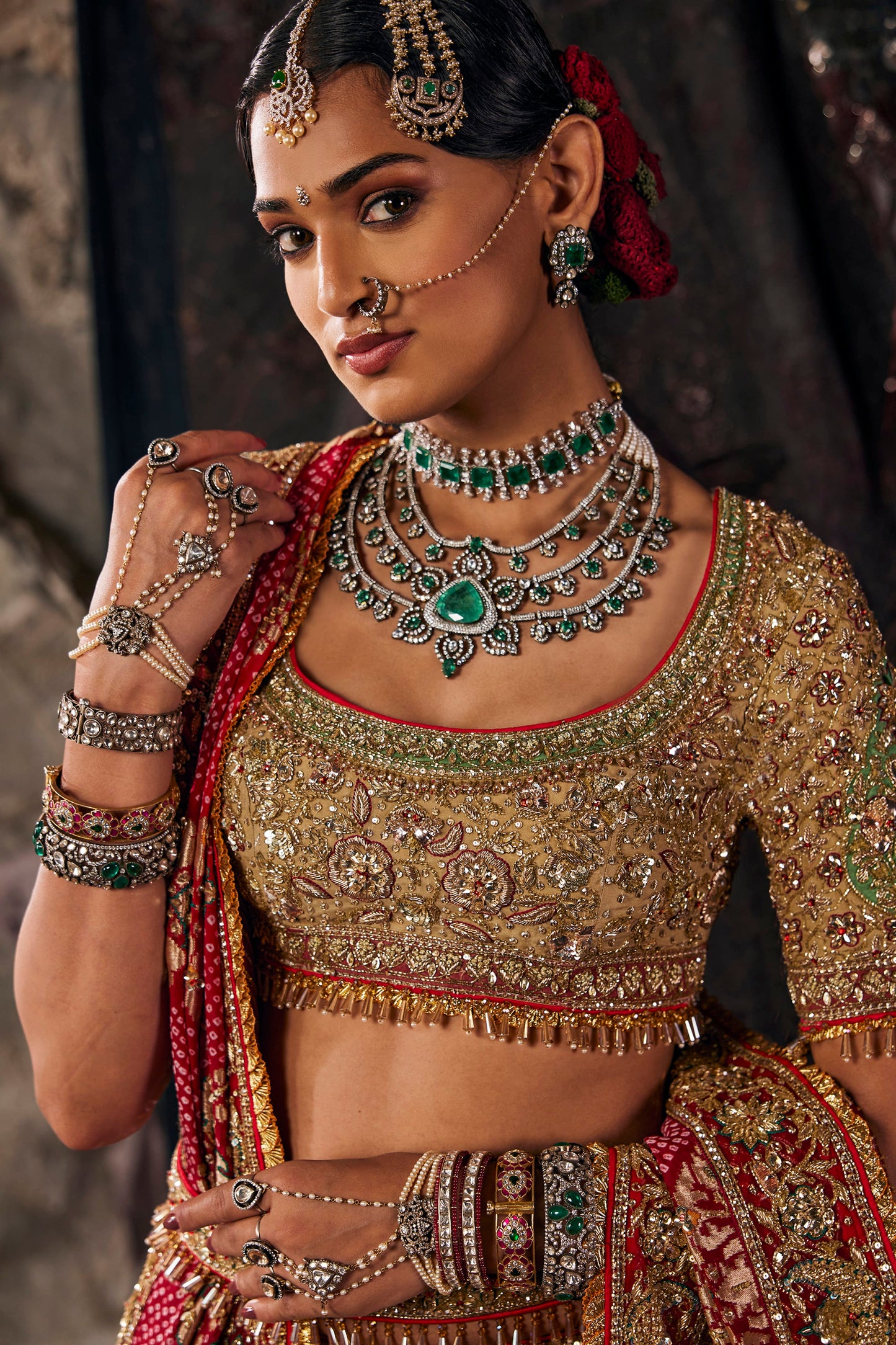 Burnished Gold Lehenga