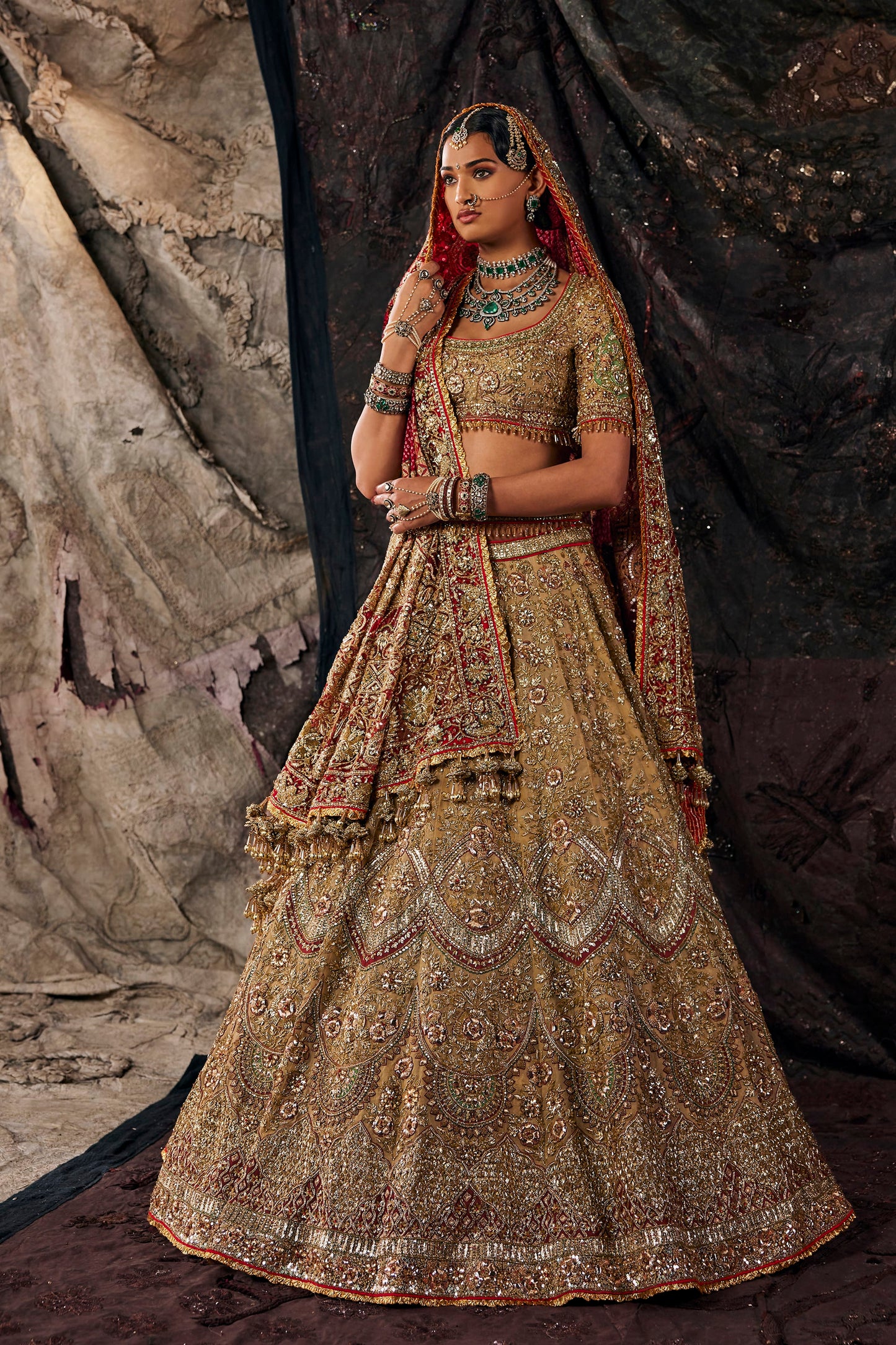 Burnished Gold Lehenga
