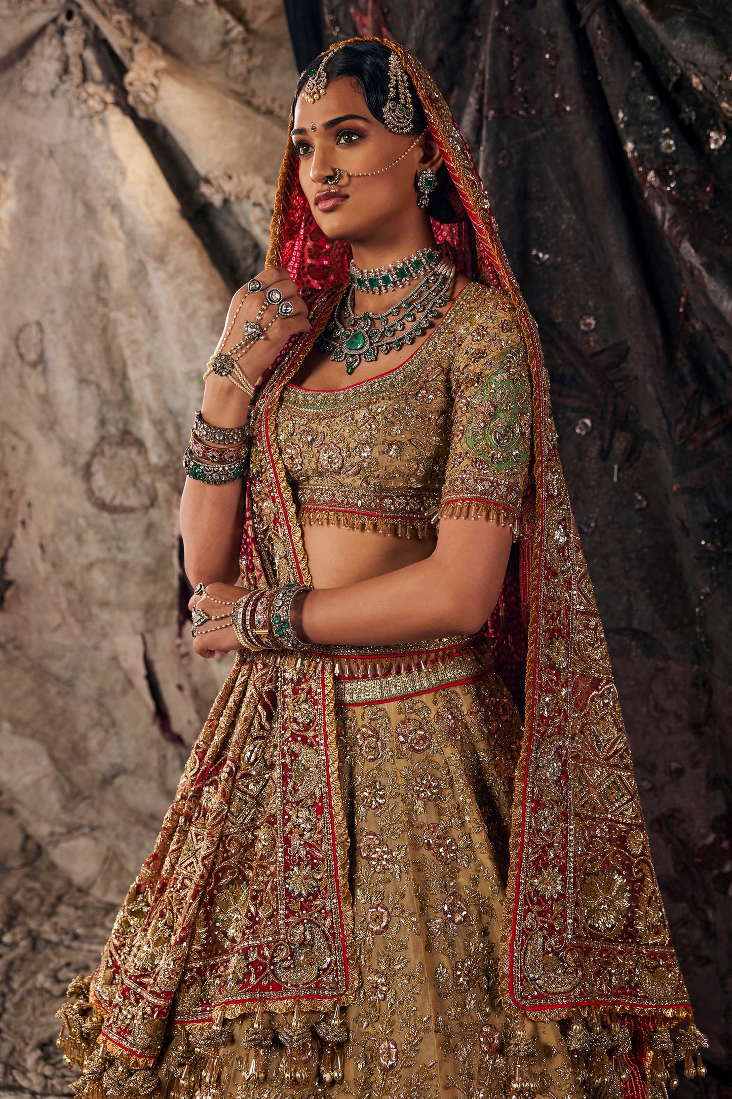 Burnished Gold Lehenga