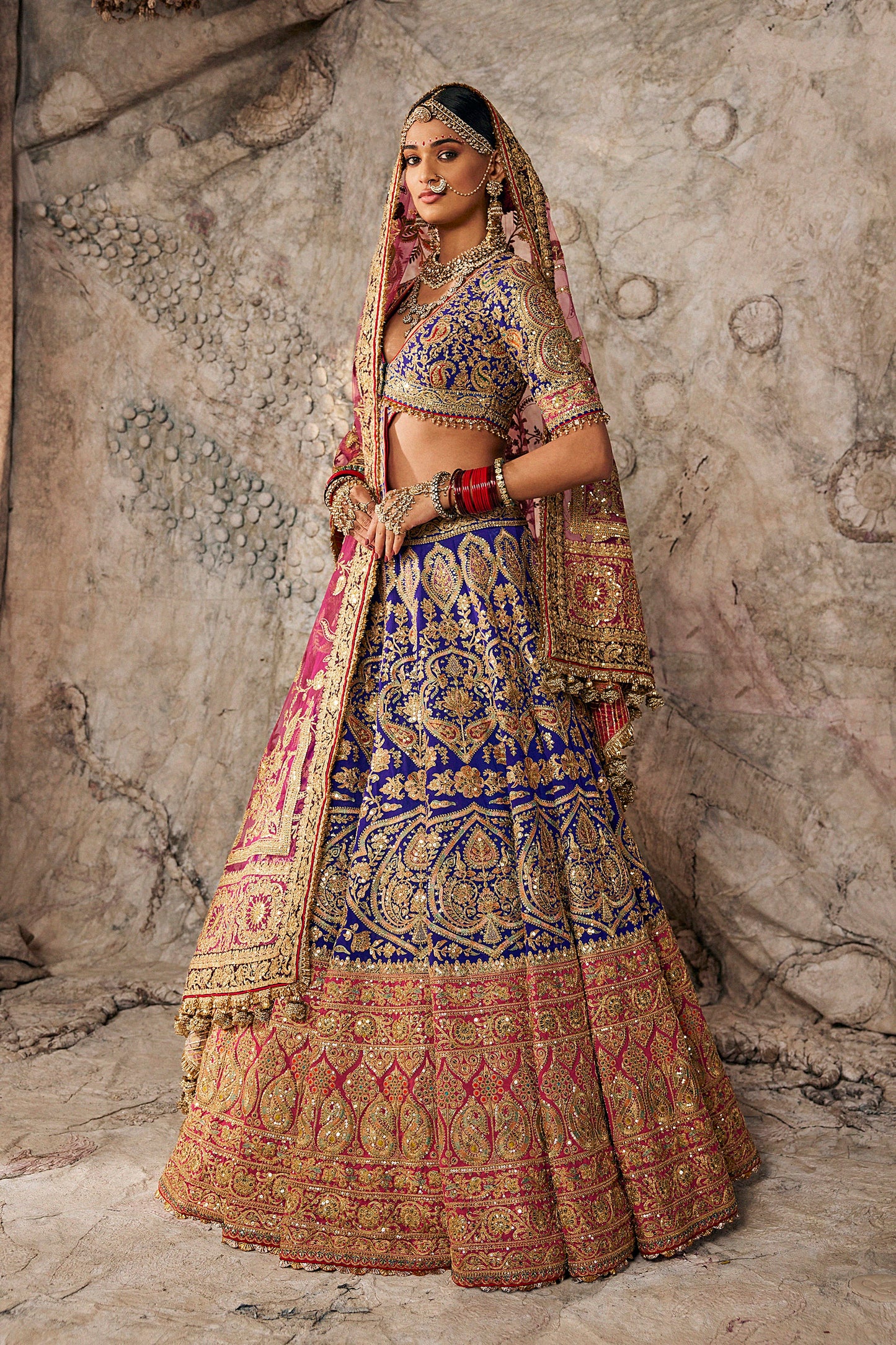 Imperial Blue Lehenga