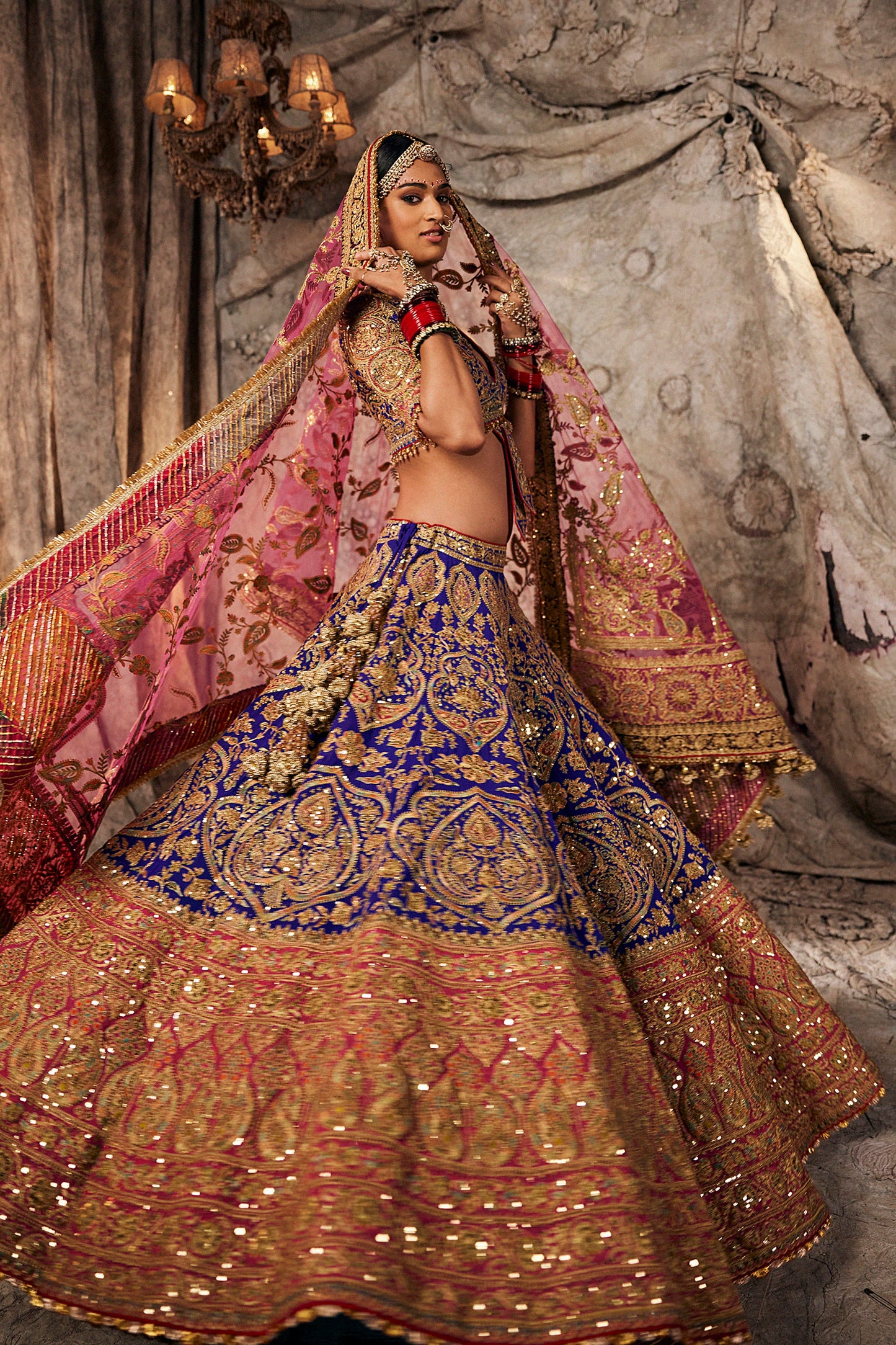 Imperial Blue Lehenga