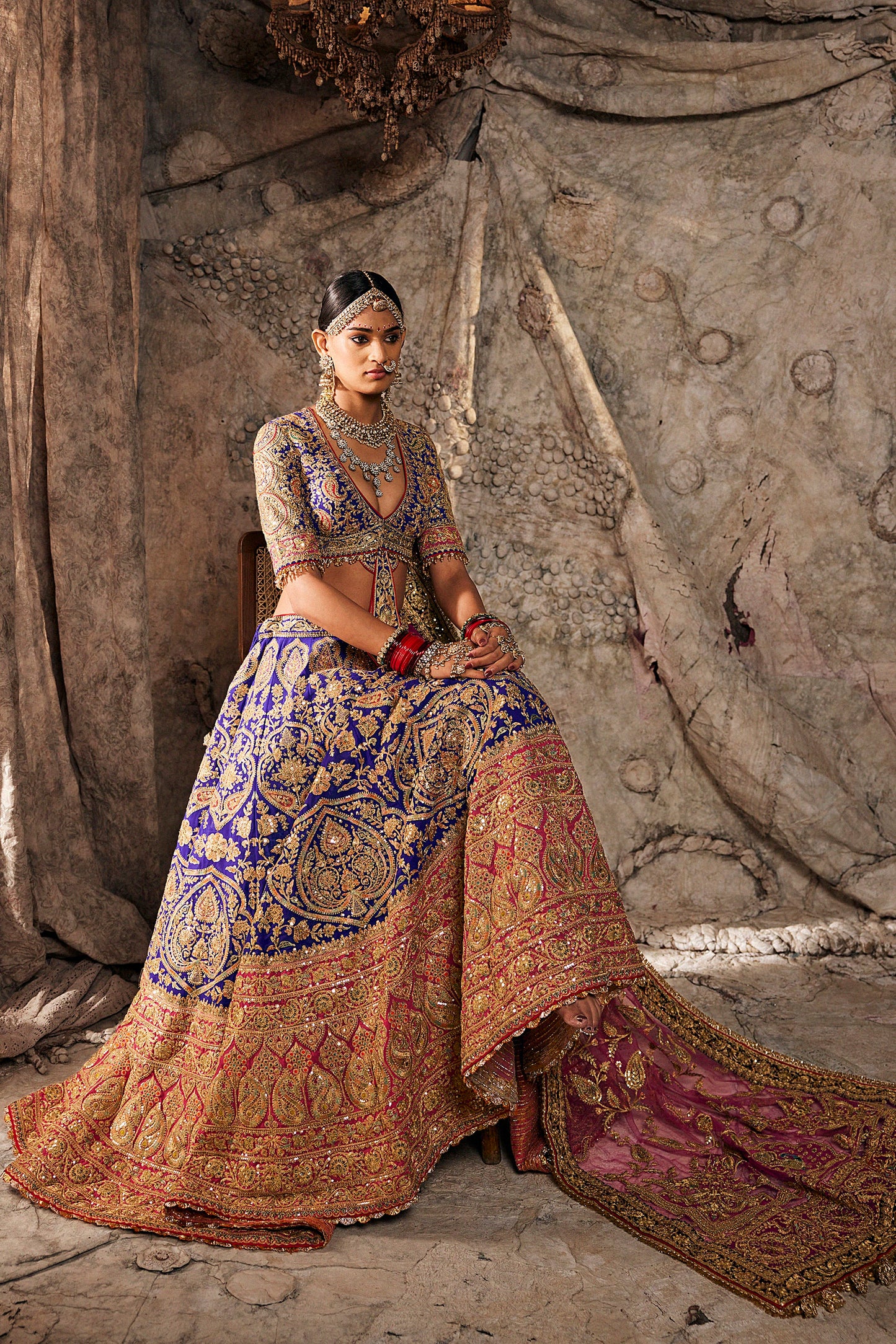 Imperial Blue Lehenga