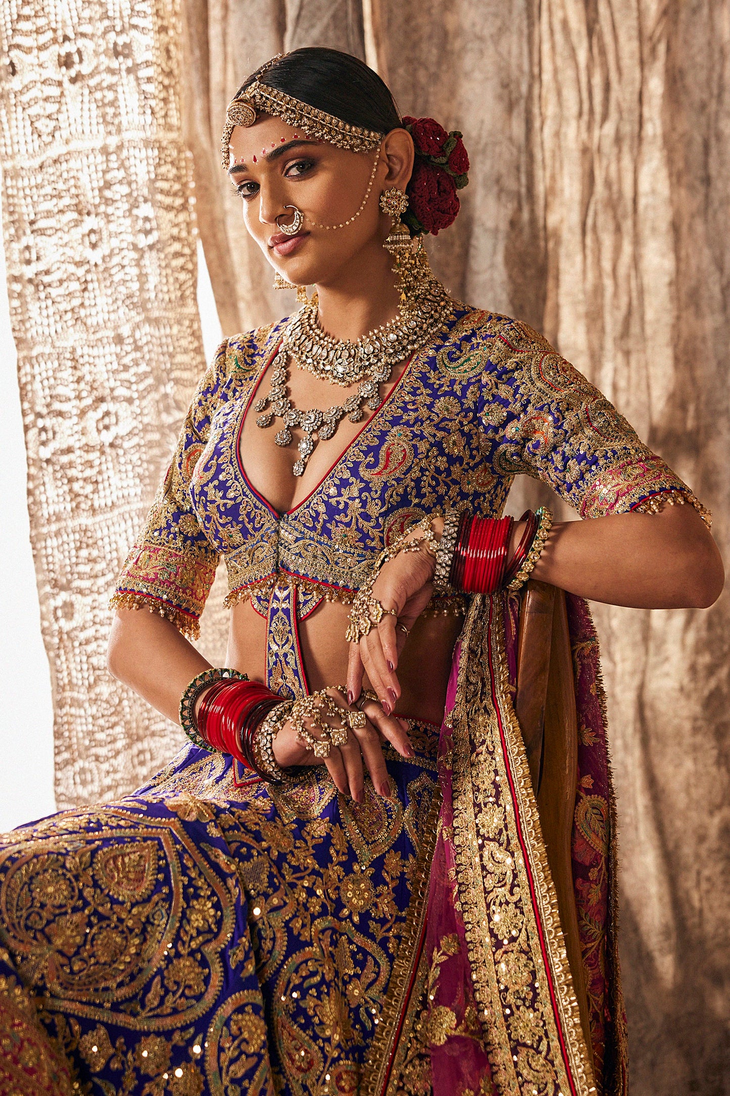 Imperial Blue Lehenga