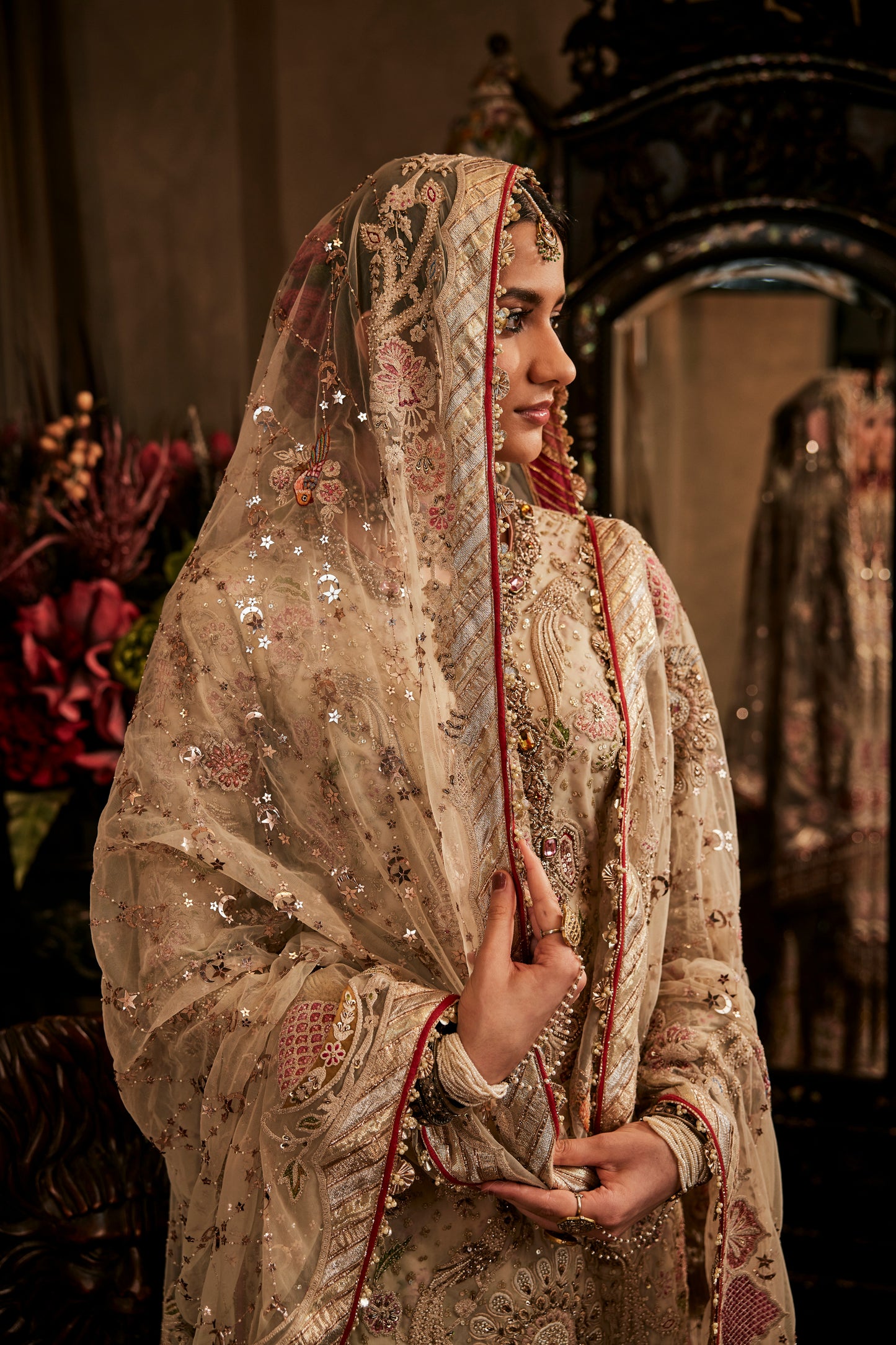 Ivory Chintz Sharara
