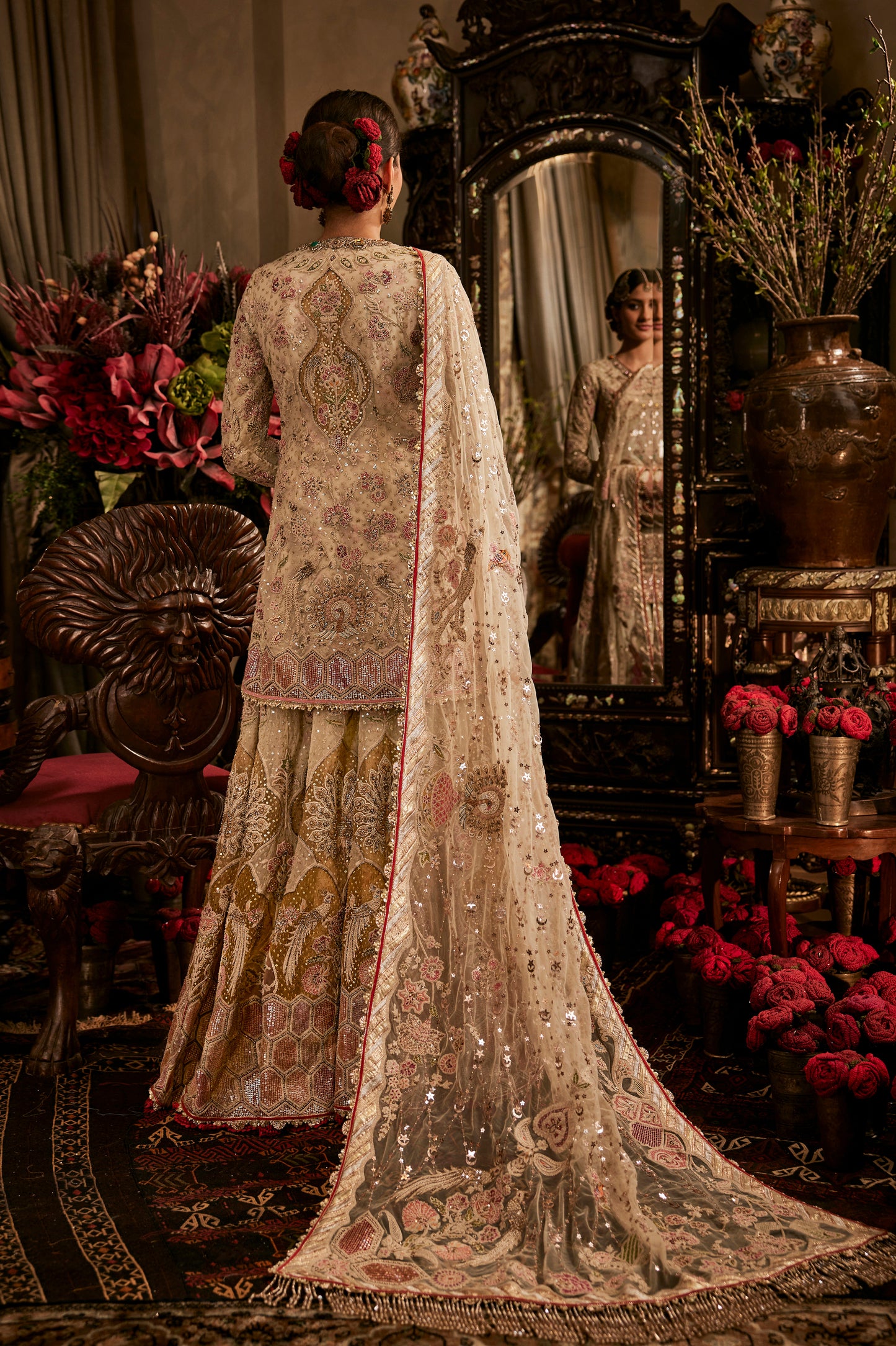 Ivory Chintz Sharara