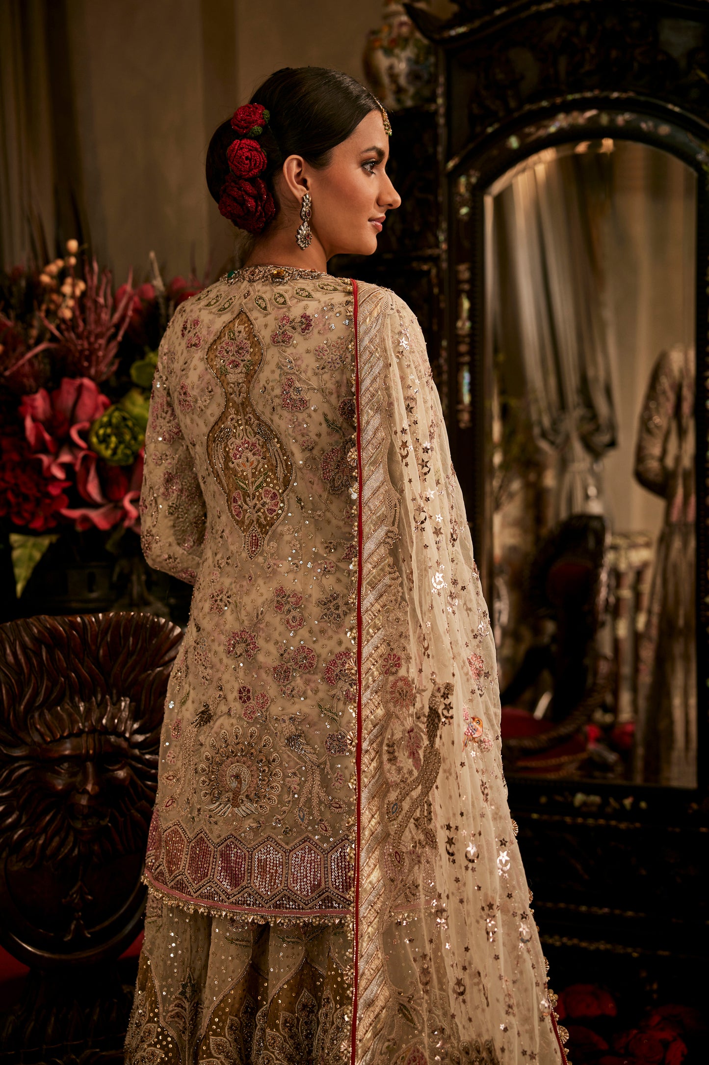 Ivory Chintz Sharara