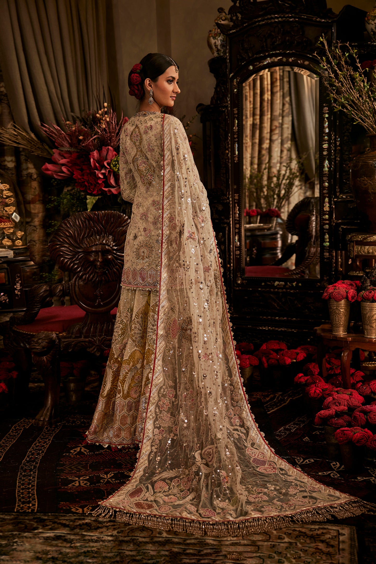 Ivory Chintz Sharara