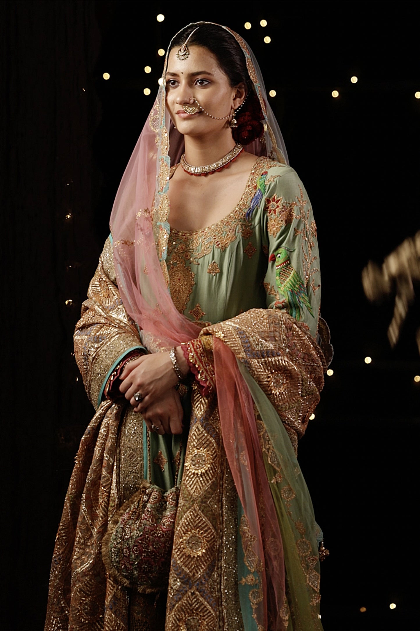 Pistachio Green Kalidar Set