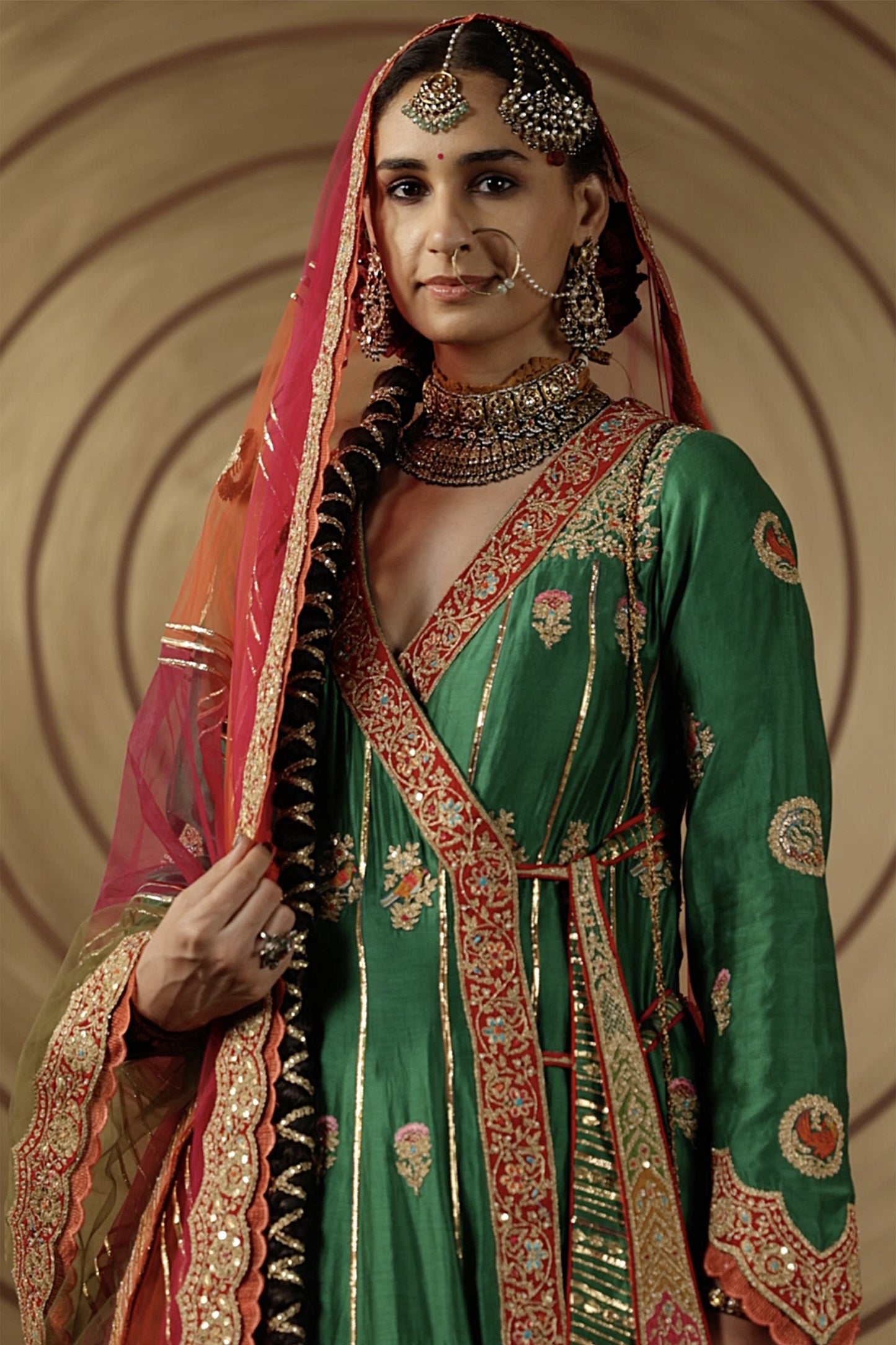 Vivid Green Kalidar Set