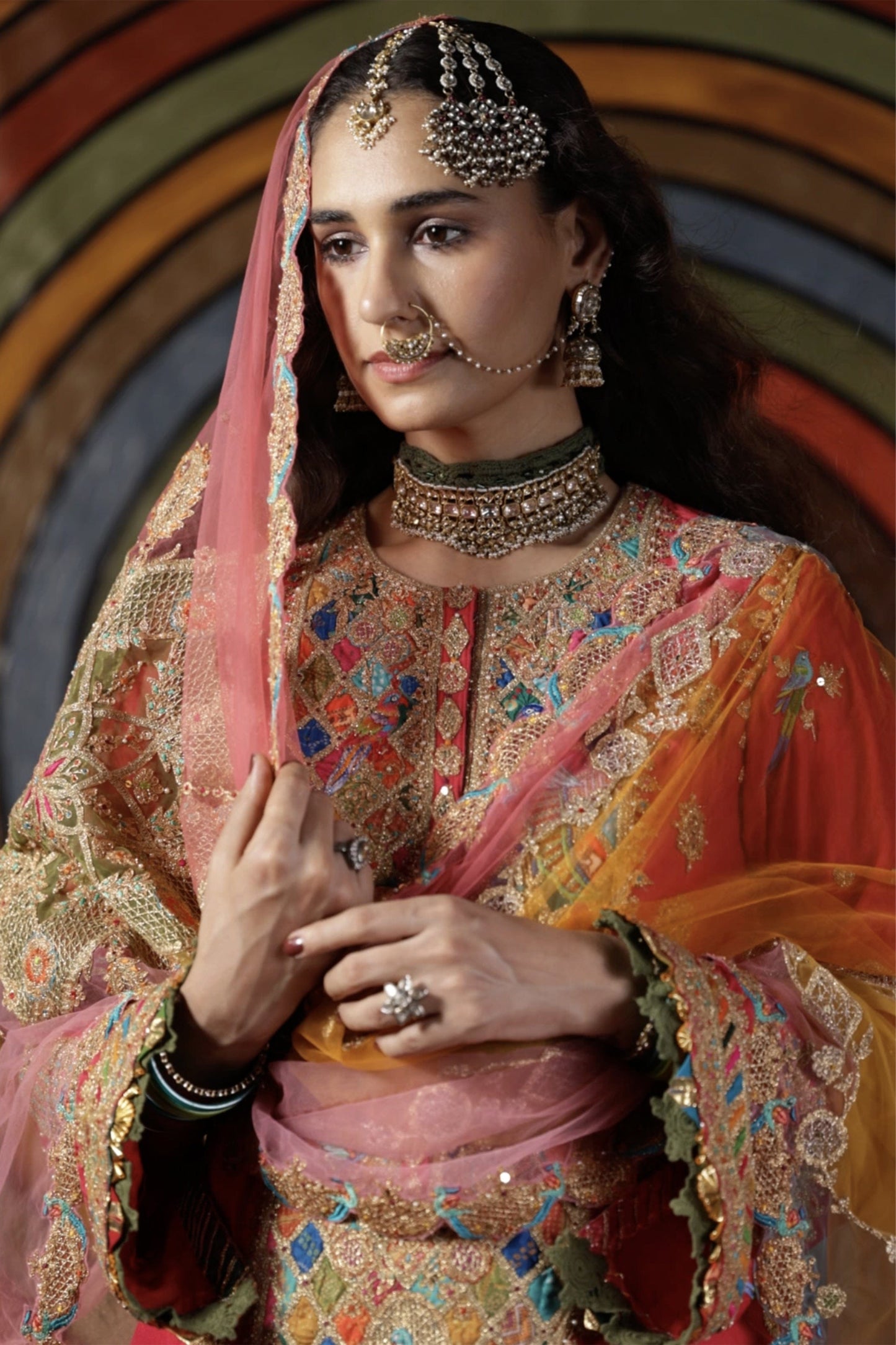 Rani Pink Silk Kurta Set