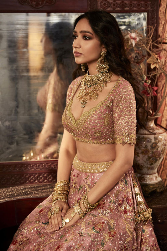 Rouge Pink Lehenga Set