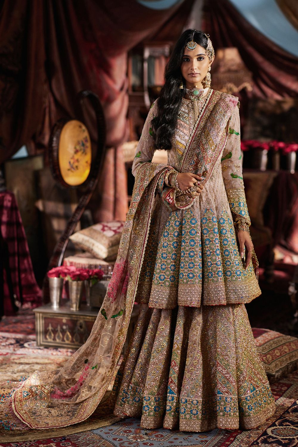 Pale Pink Sharara Set