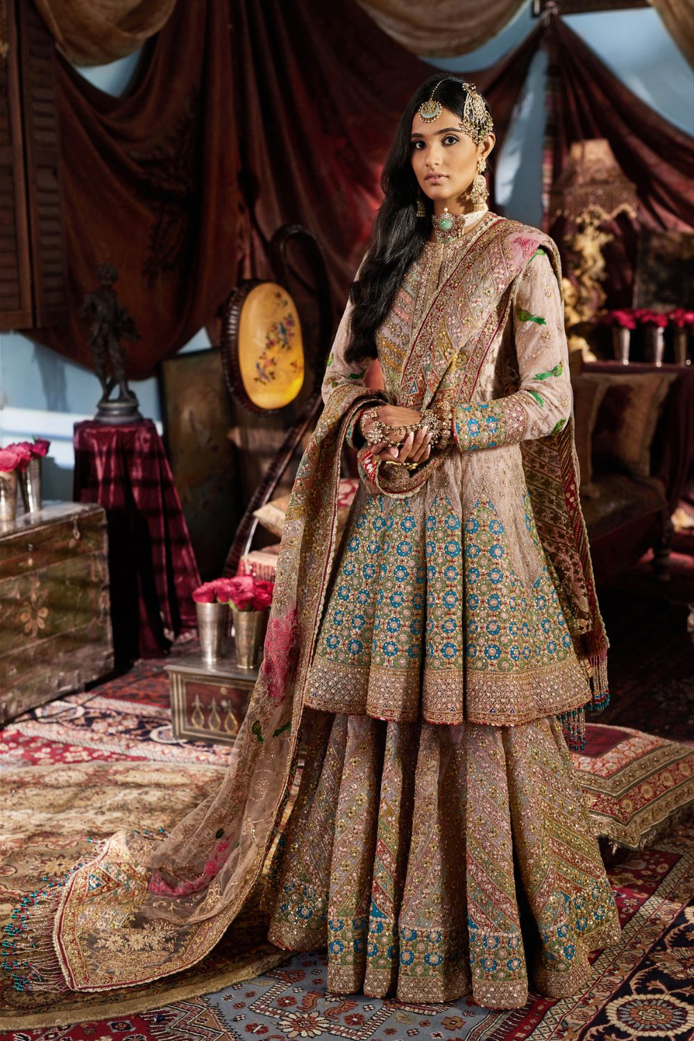 Pale Pink Sharara Set