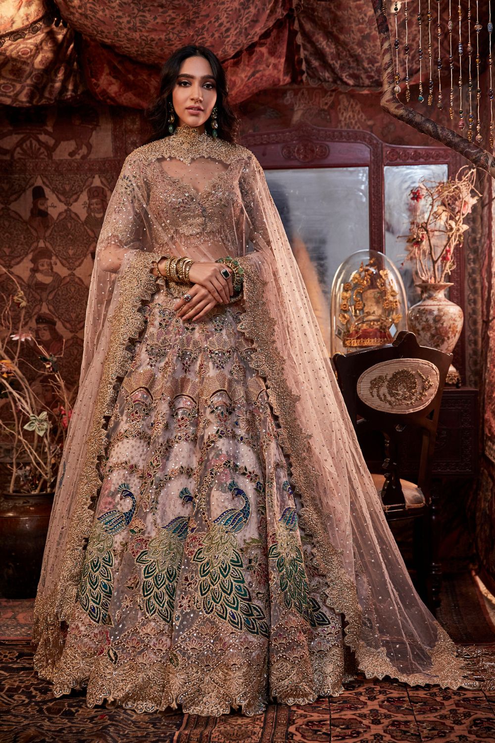 Pale Pink Lehenga Set
