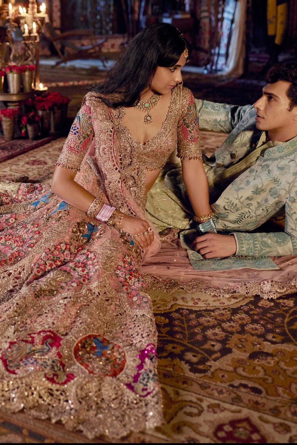 Carnation Pink Lehenga set