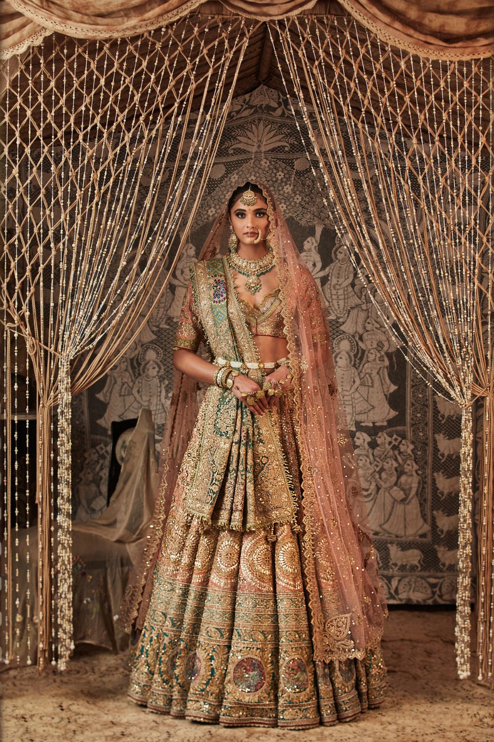 Buy Silk Lehenga - Pink & Maroon Bridal Wear Embroidered Lehenga Choli –  Empress Clothing