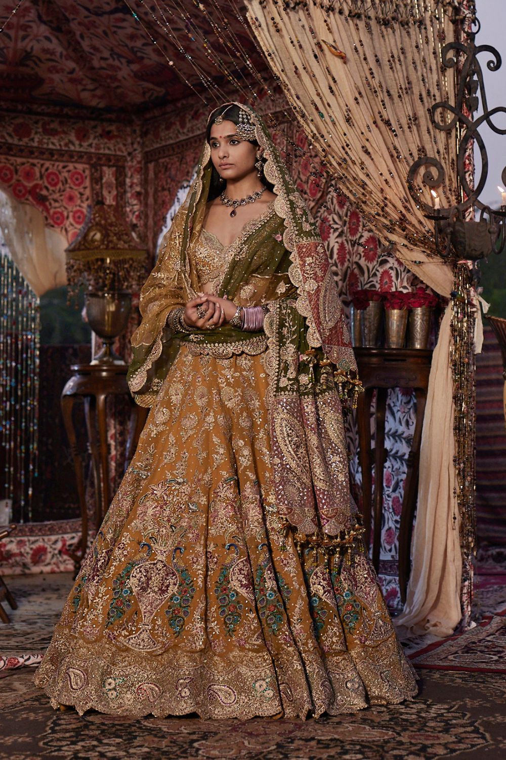 Mustard  Lehenga set