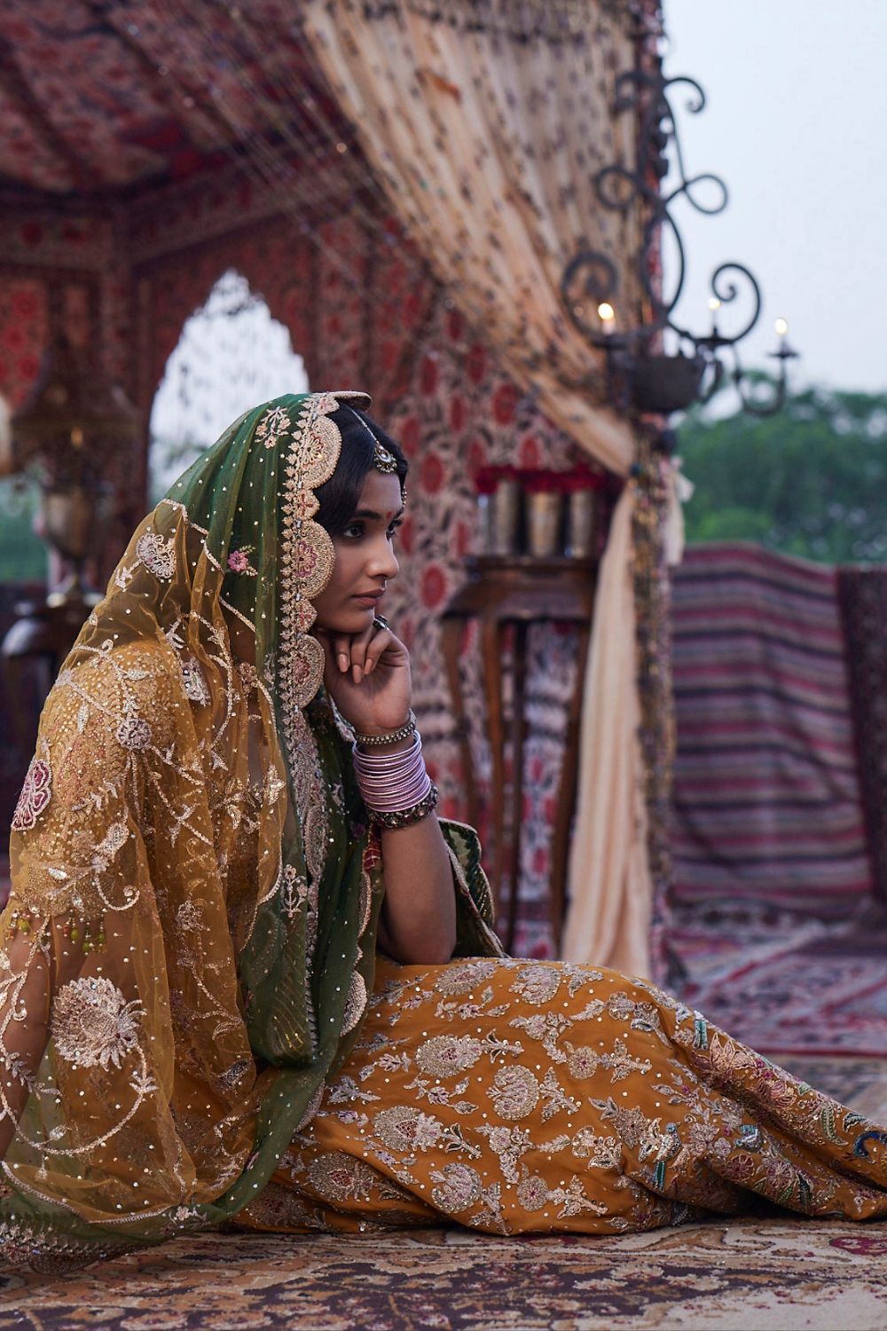 Mustard  Lehenga set