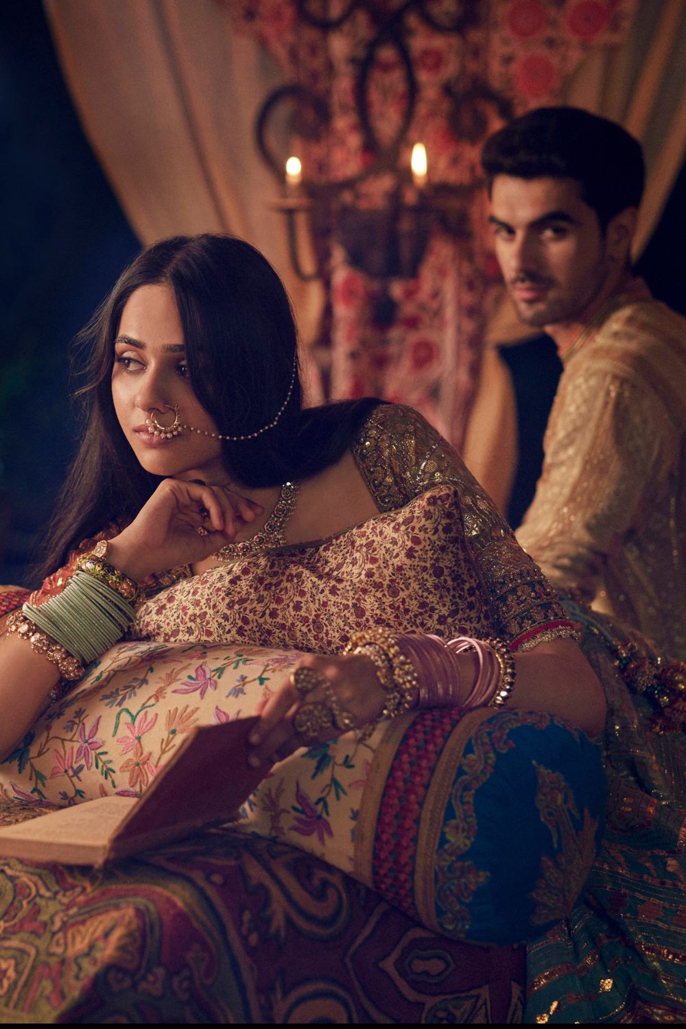 Mint And Jade Green Lehenga set