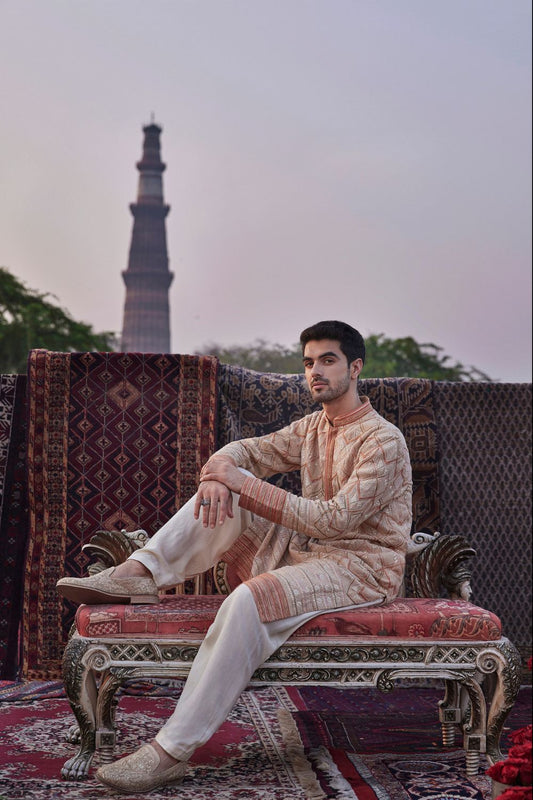 Beige Kurta Set