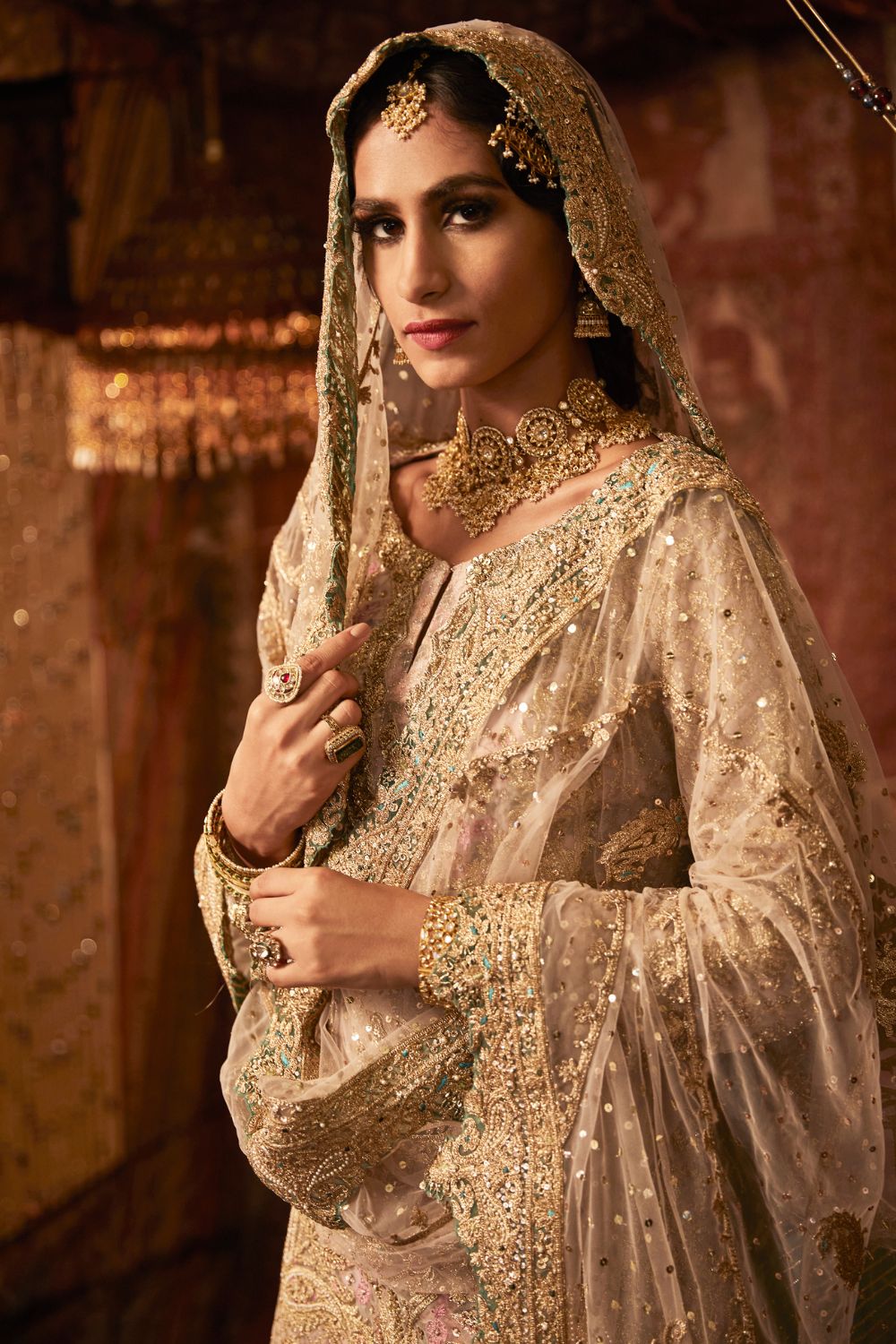 Pale Pink Sharara Set