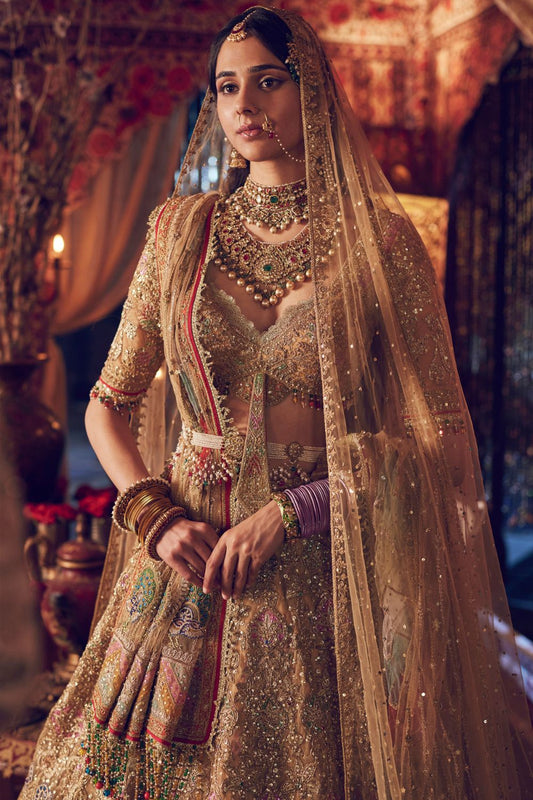 Mustard Gold Lehenga set