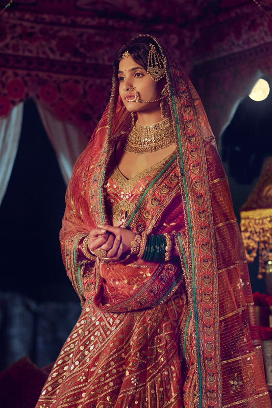 Russet Hued Lehenga set