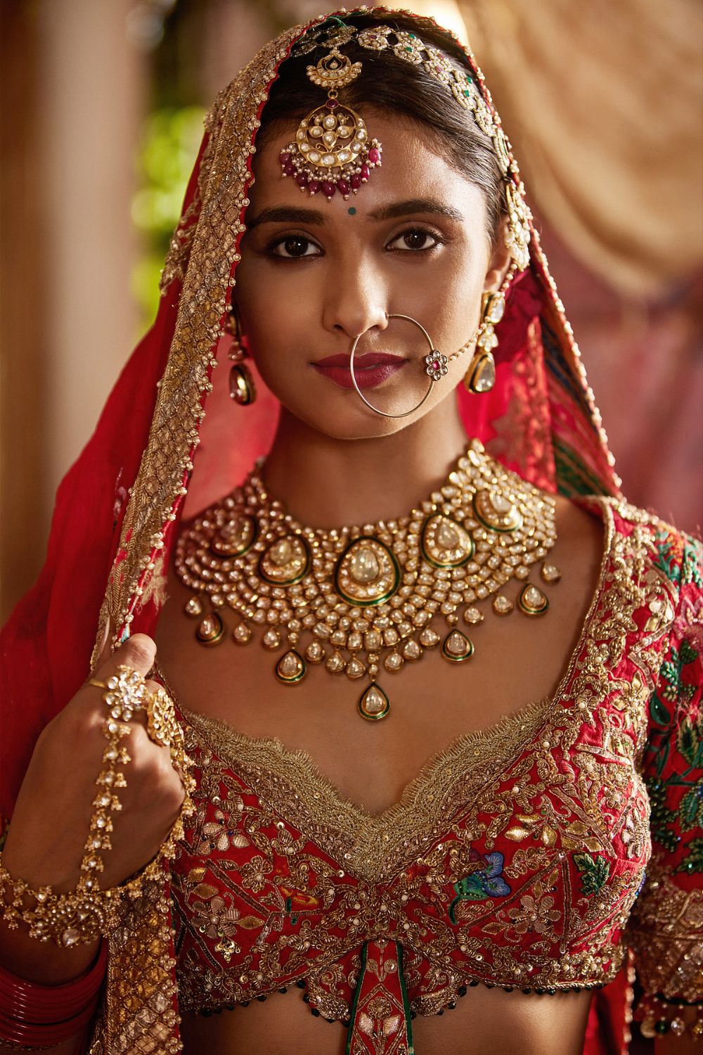 Scarlet Red Lehenga Set