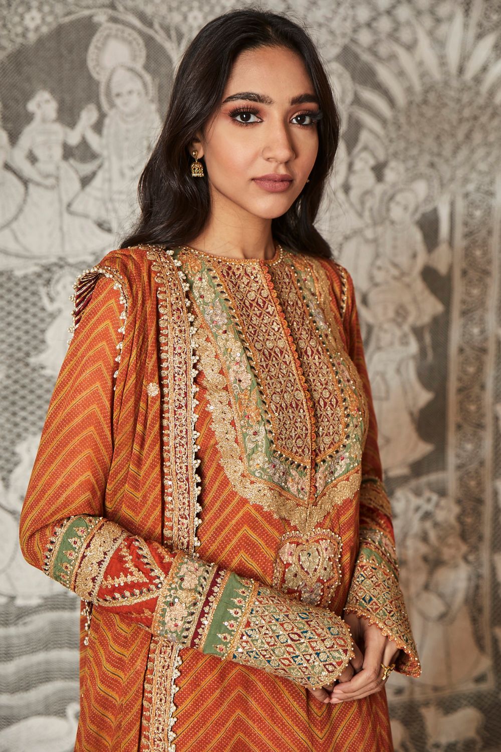 Russet kurta set