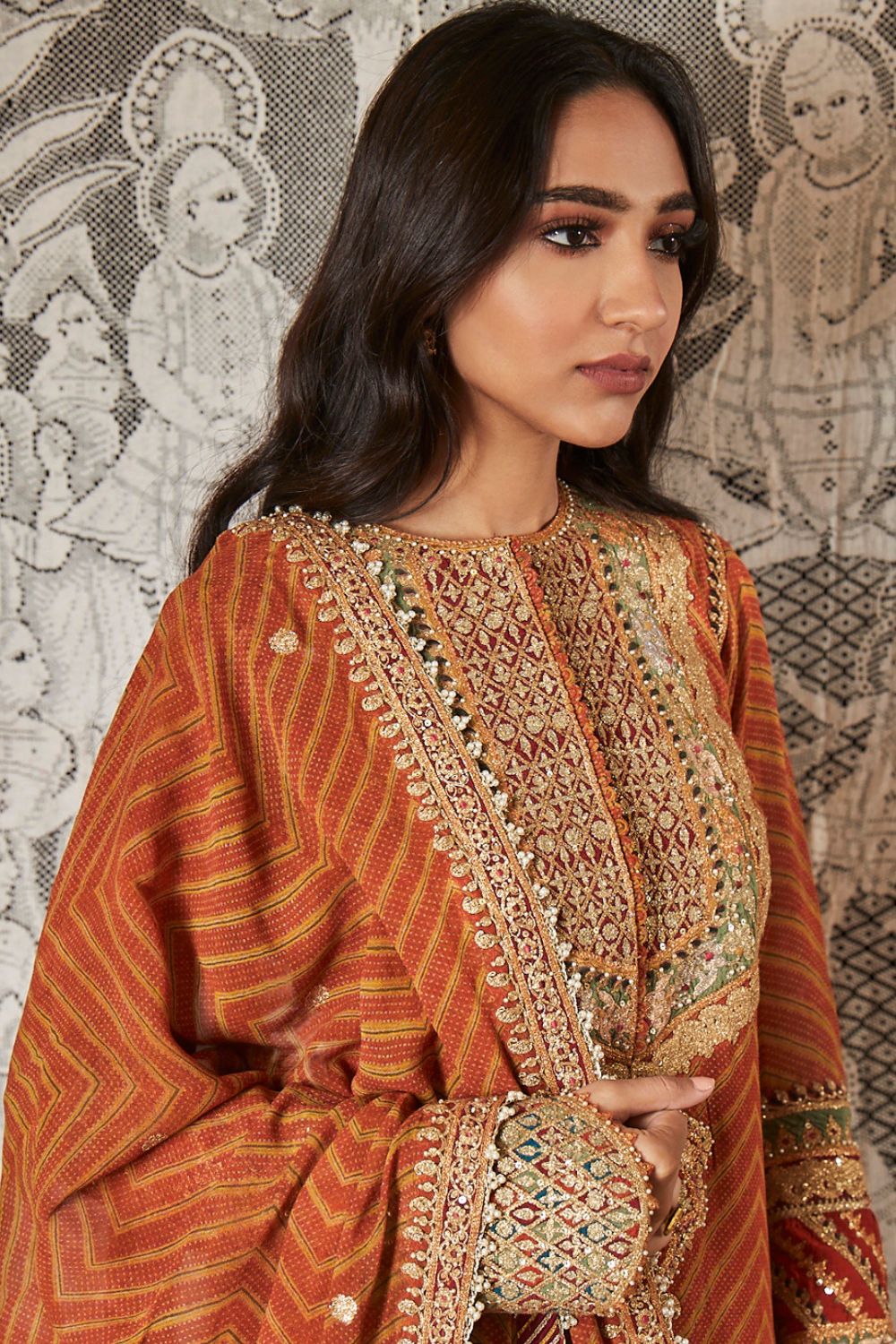 Russet kurta set