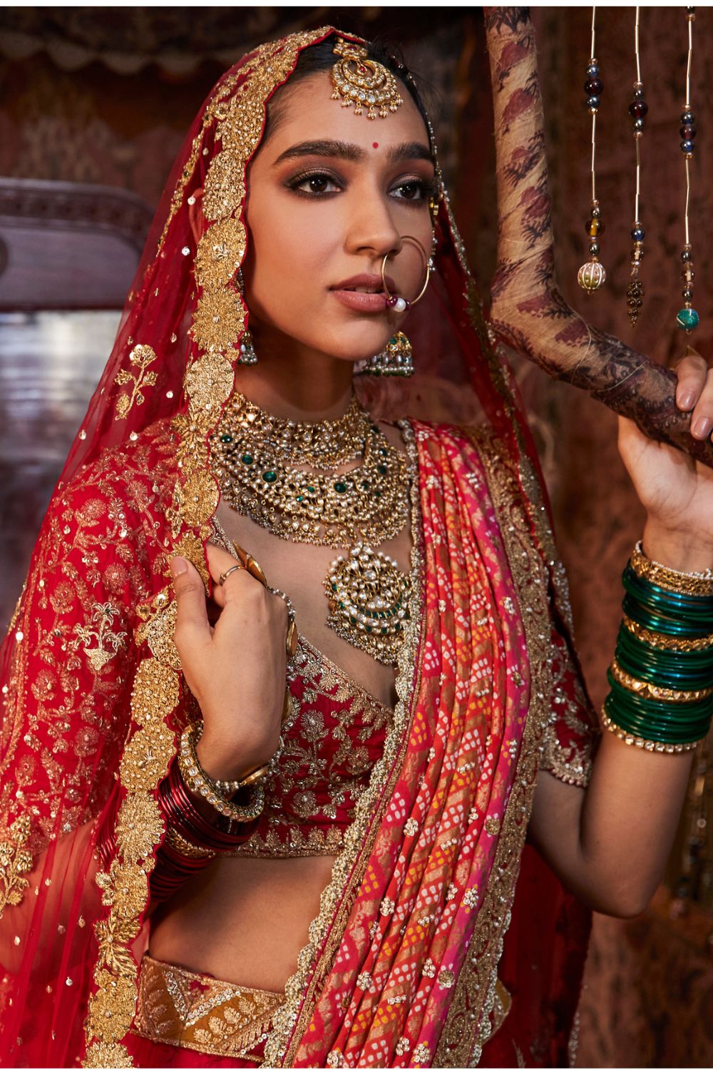 Red Lehenga Set