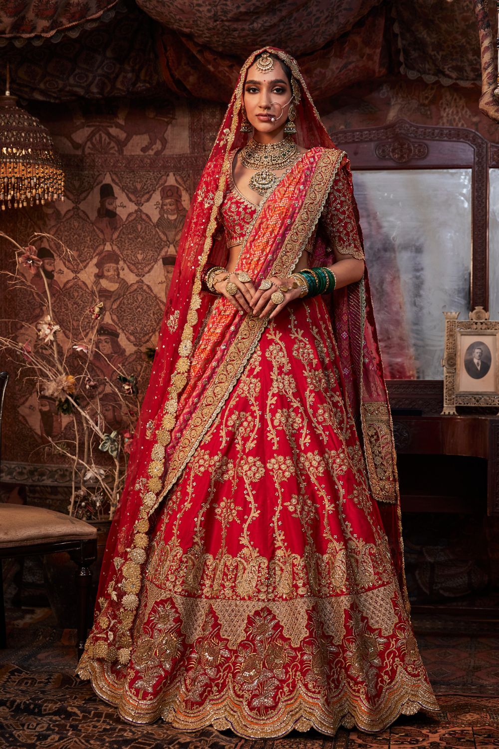 Red Lehenga Set
