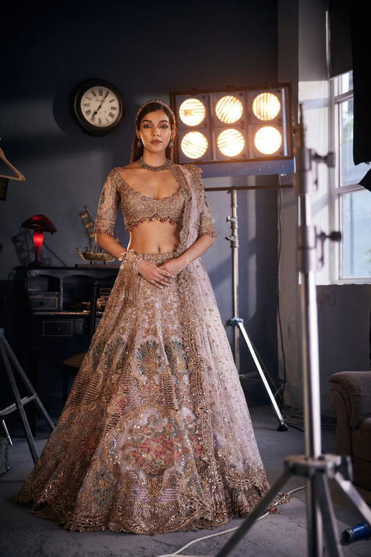 Blush pink Lehenga Set