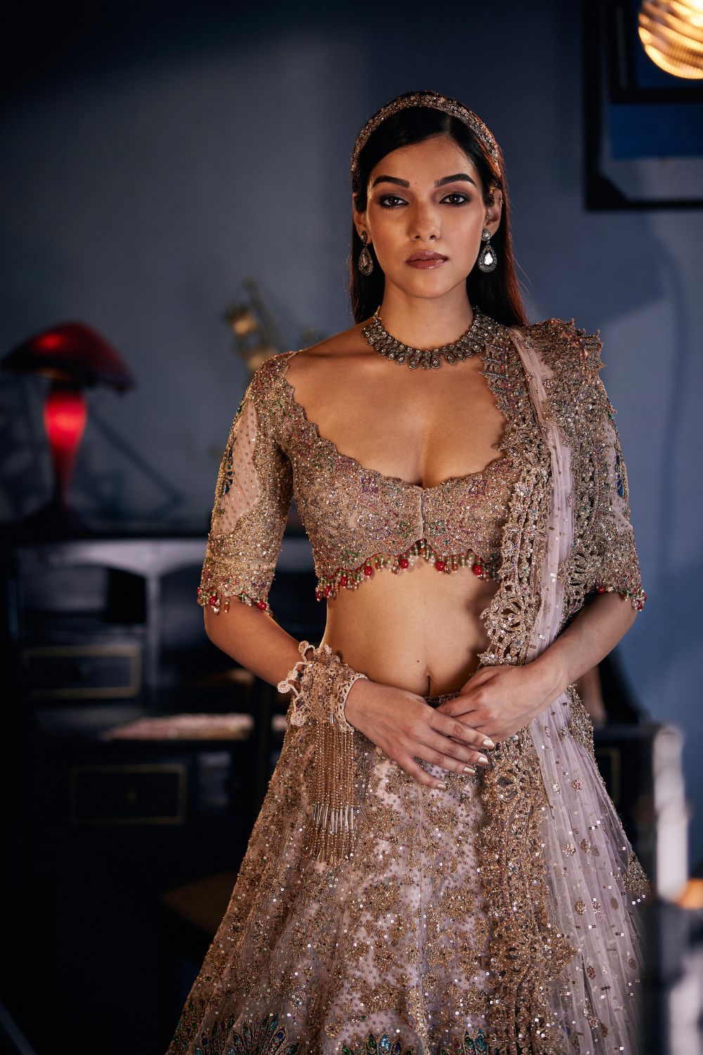 Blush pink Lehenga Set
