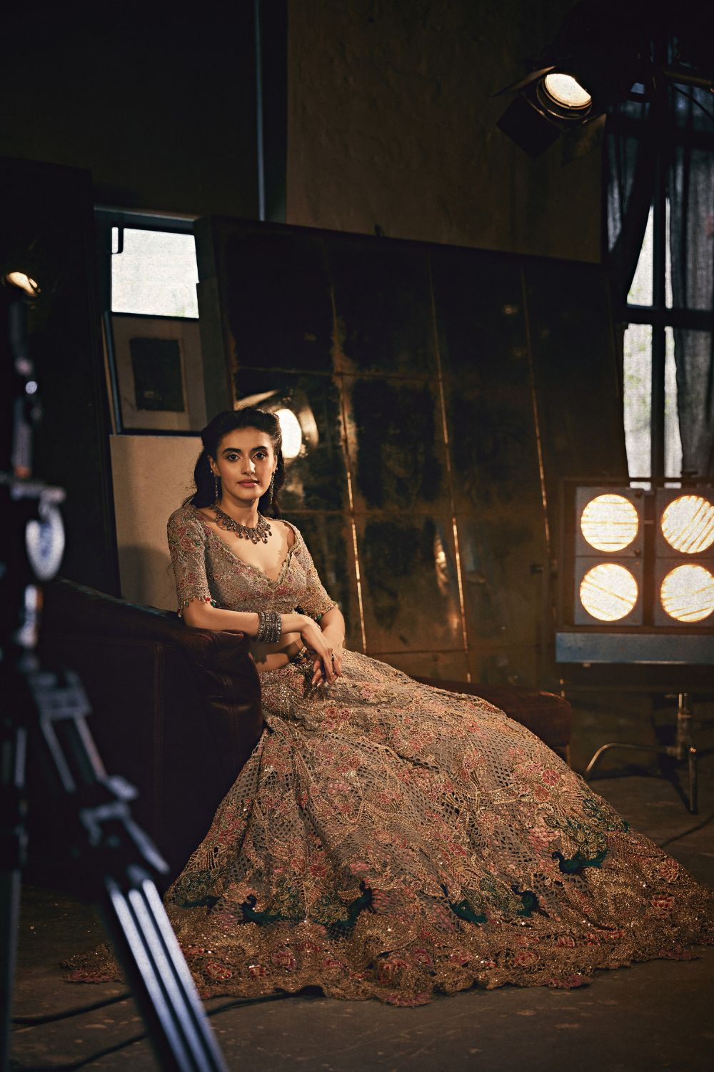 Pewter grey Lehenga Set
