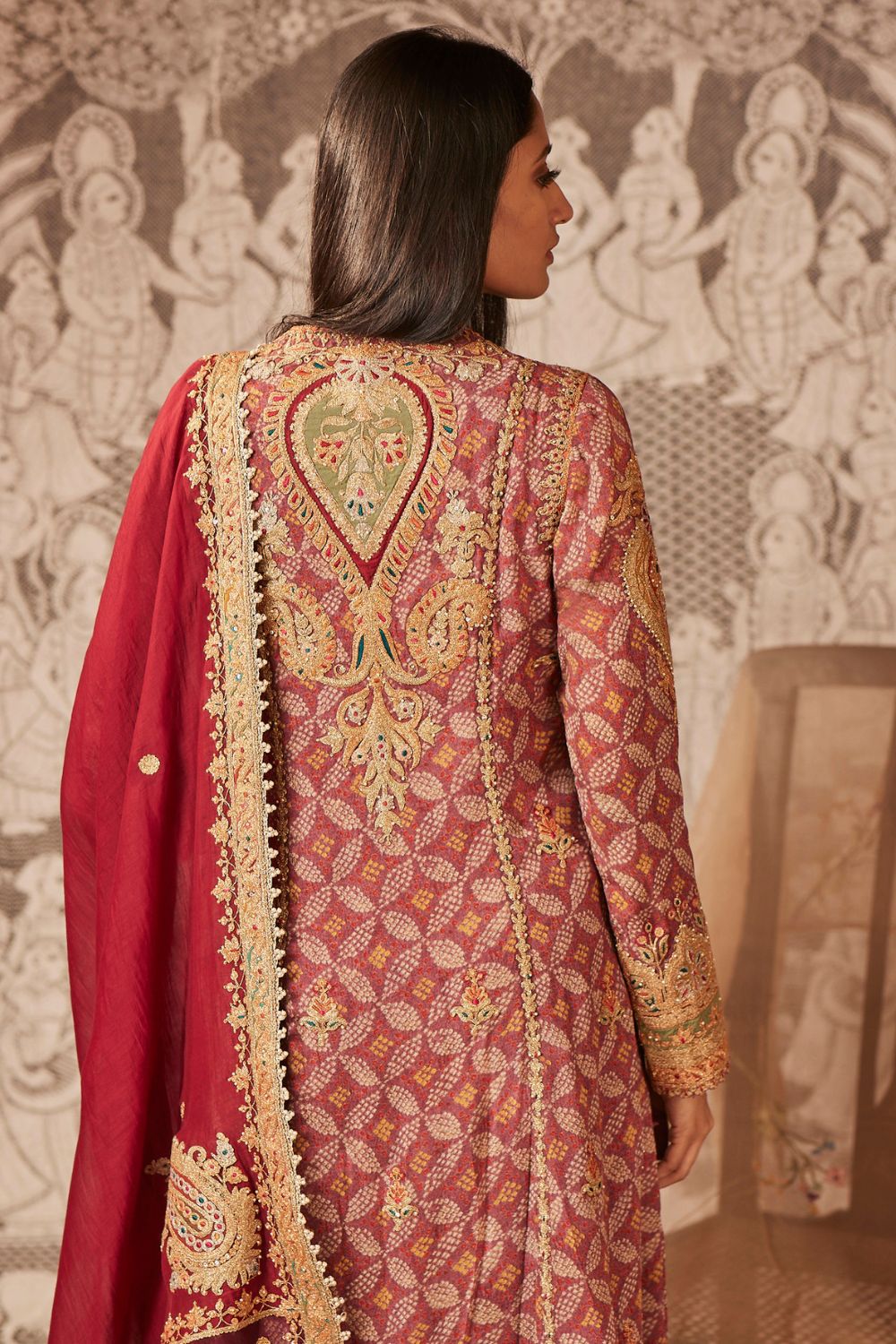 Mauve kurta set