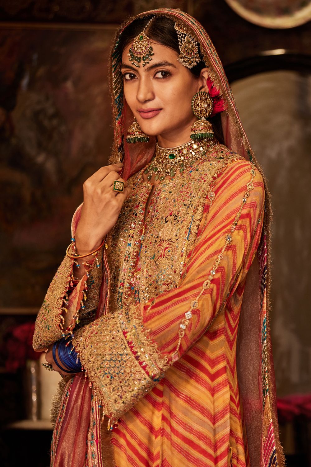 Orange Kurta set