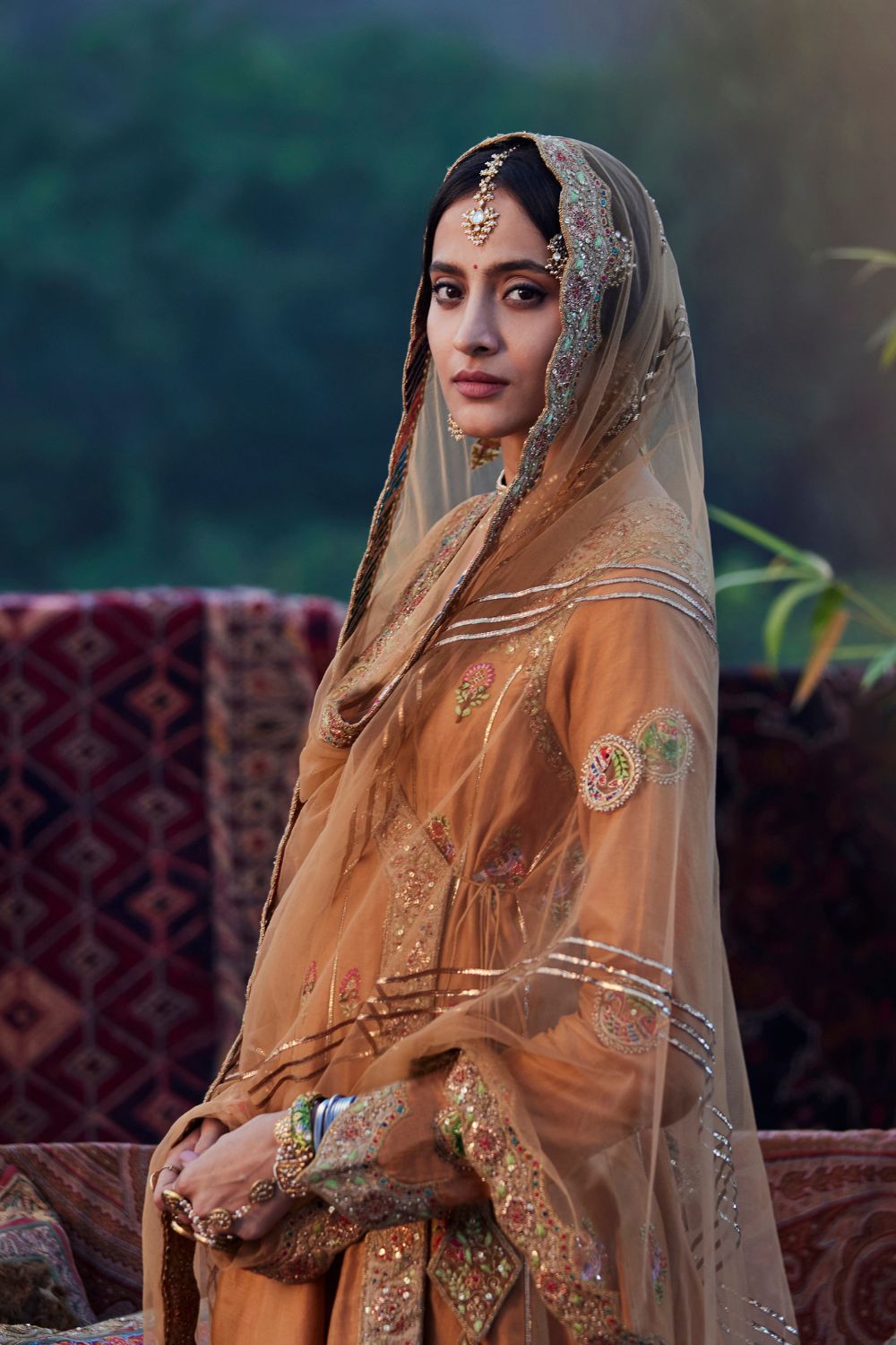 Earthy Mustard Kalidar set