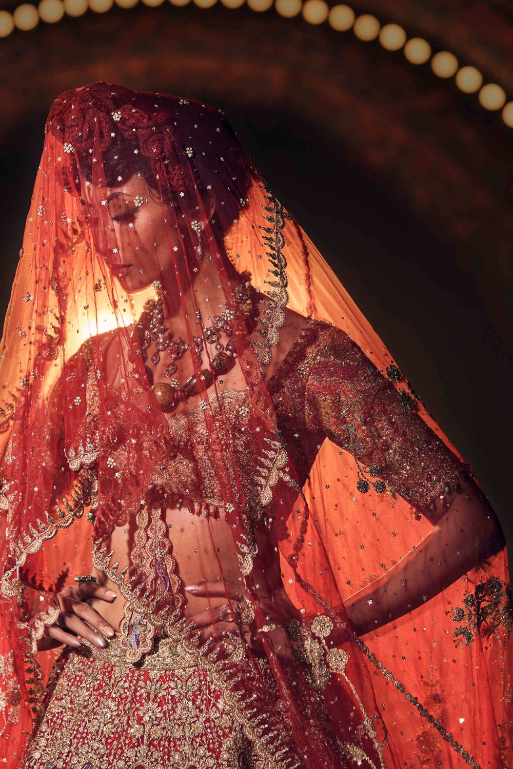 Deep Red Lehenga Set