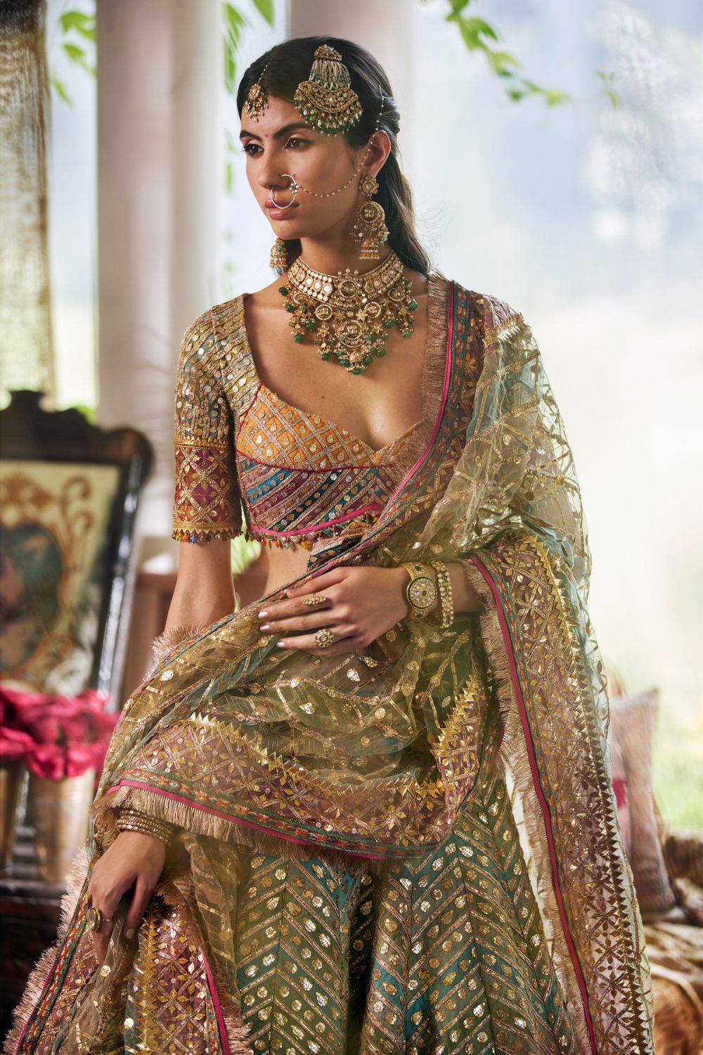 Ice Blue Lehenga Set