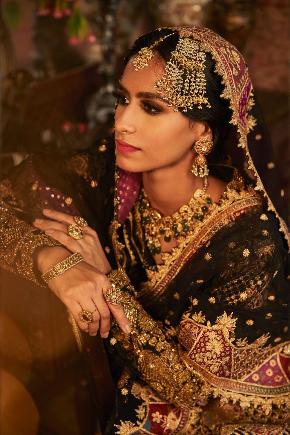 Black Lehenga Set