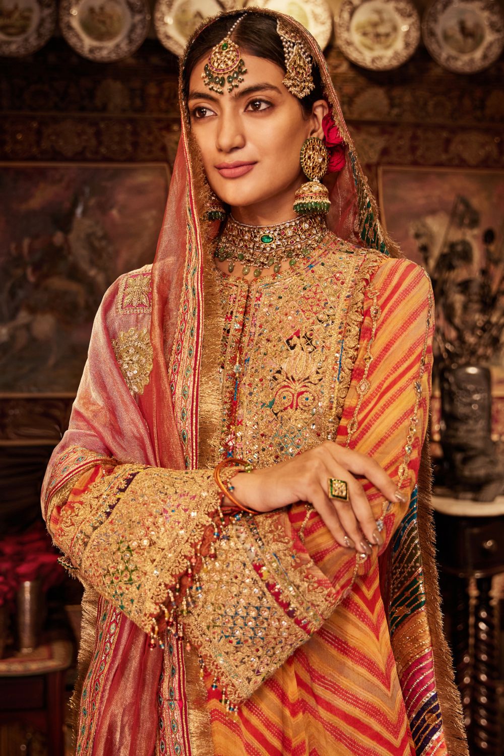 Orange Kurta set