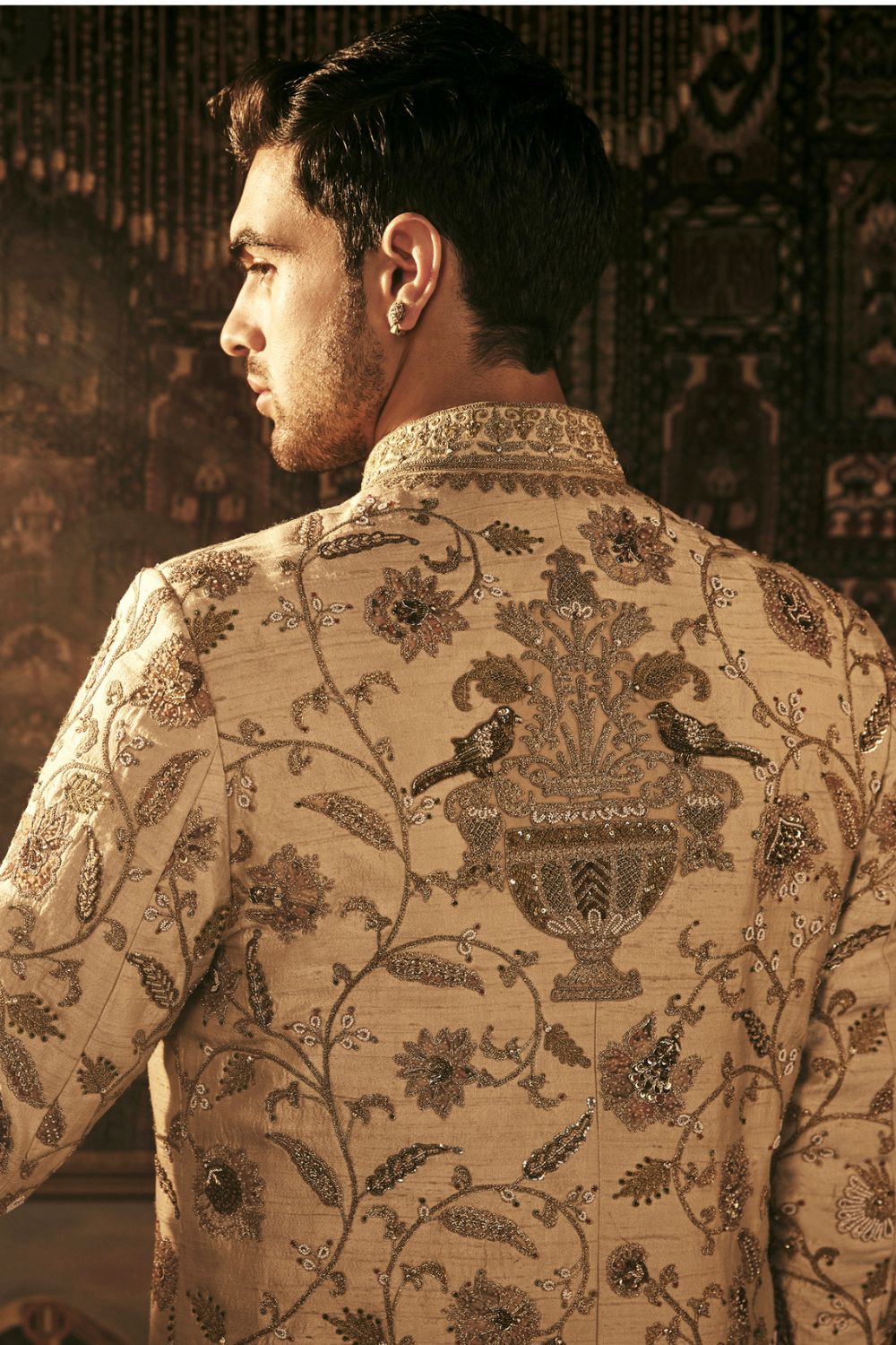 Ivory Sherwani Set