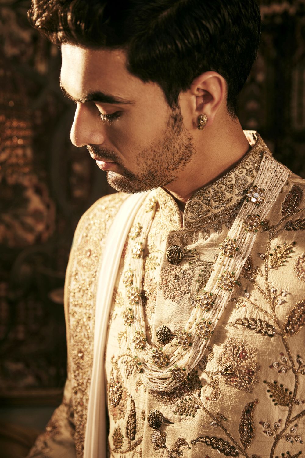 Ivory Sherwani Set